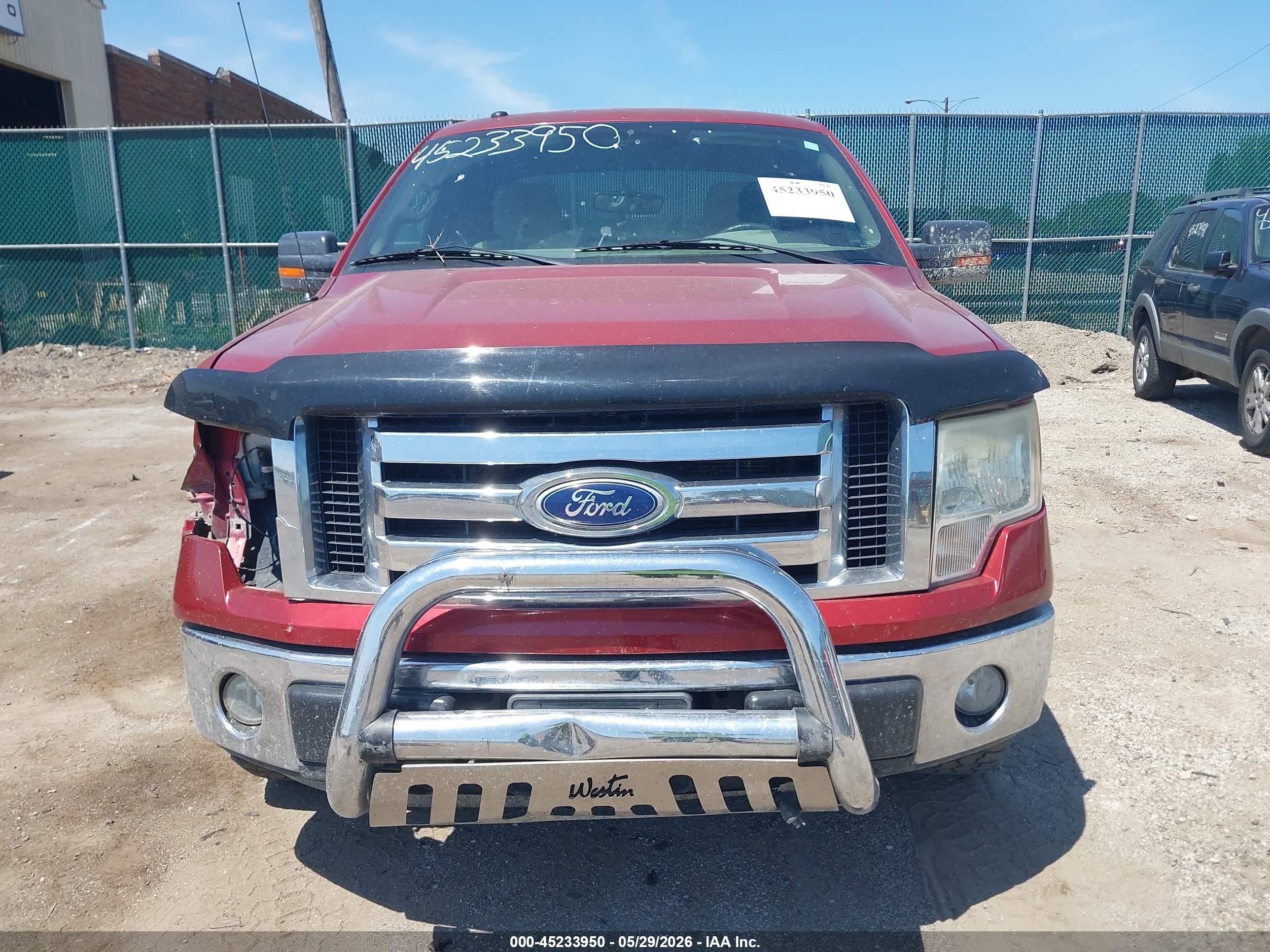2009 Ford F-150 Fx4/lariat/xl/xlt Red vin: 1FTPX14V19FA30916