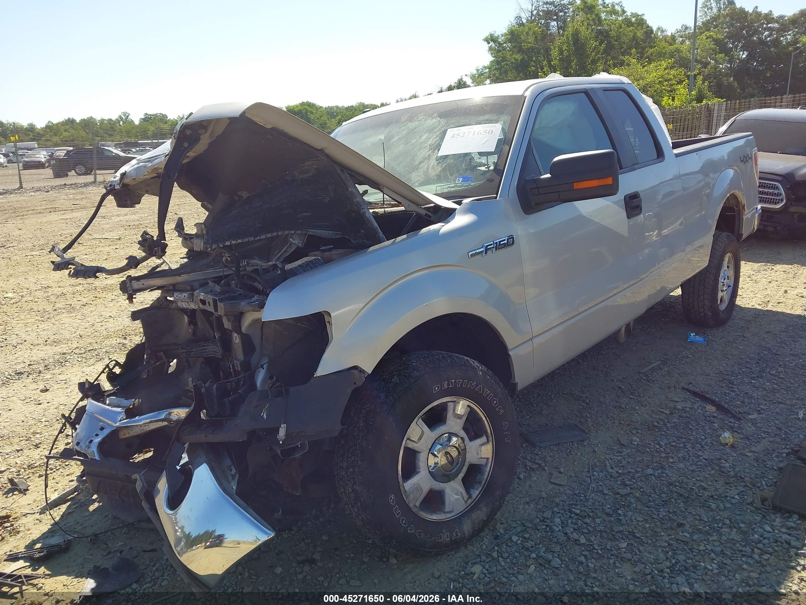 2009 Ford F-150 Fx4/lariat/xl/xlt Silver vin: 1FTPX14V19FA69277