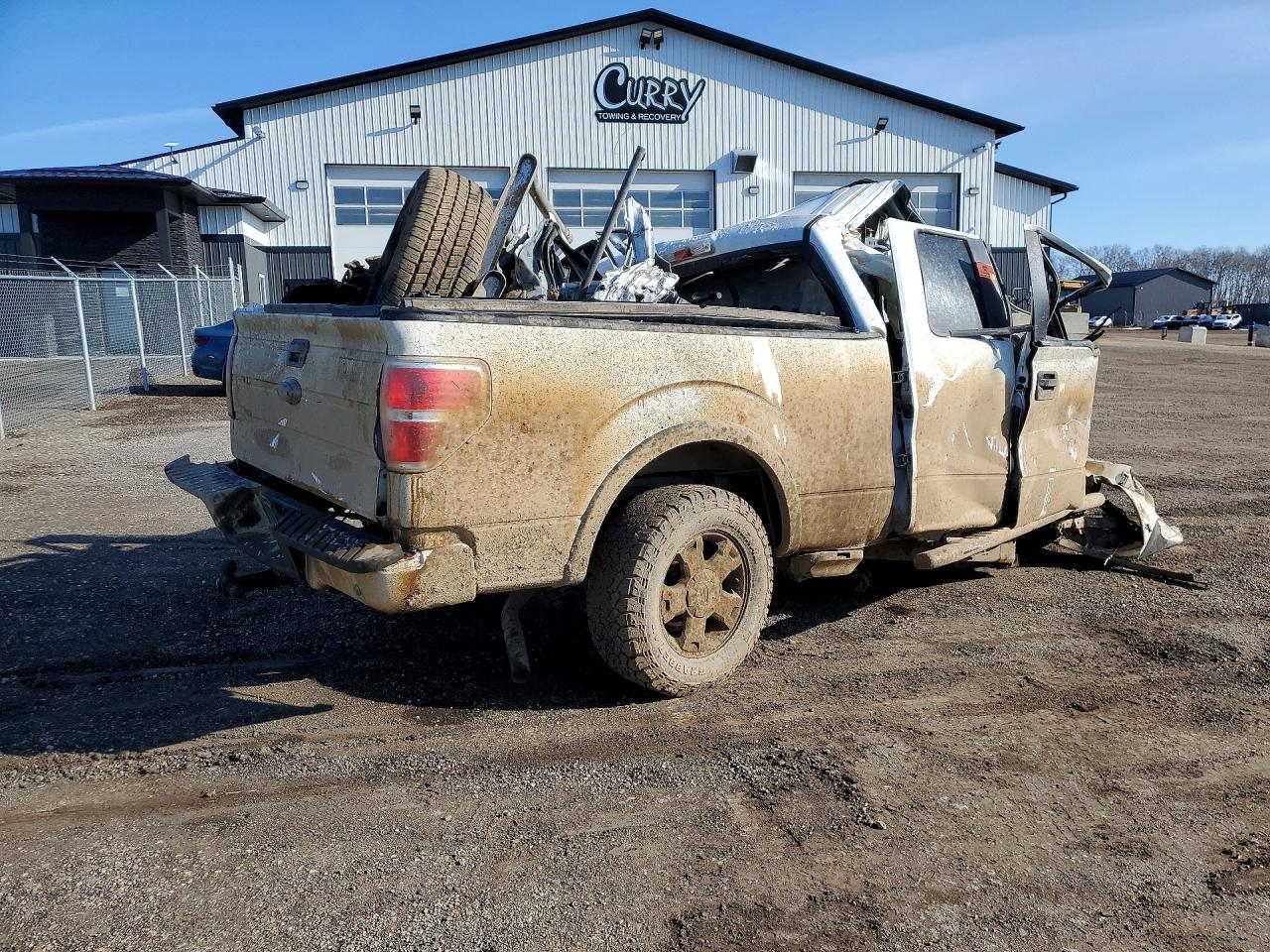 2009 Ford F150 Super Cab White vin: 1FTPX14V19KC51133