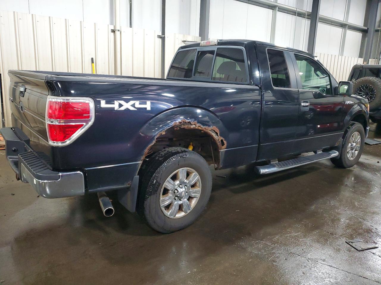 2009 Ford F150 Super Cab Black vin: 1FTPX14V19KC91227