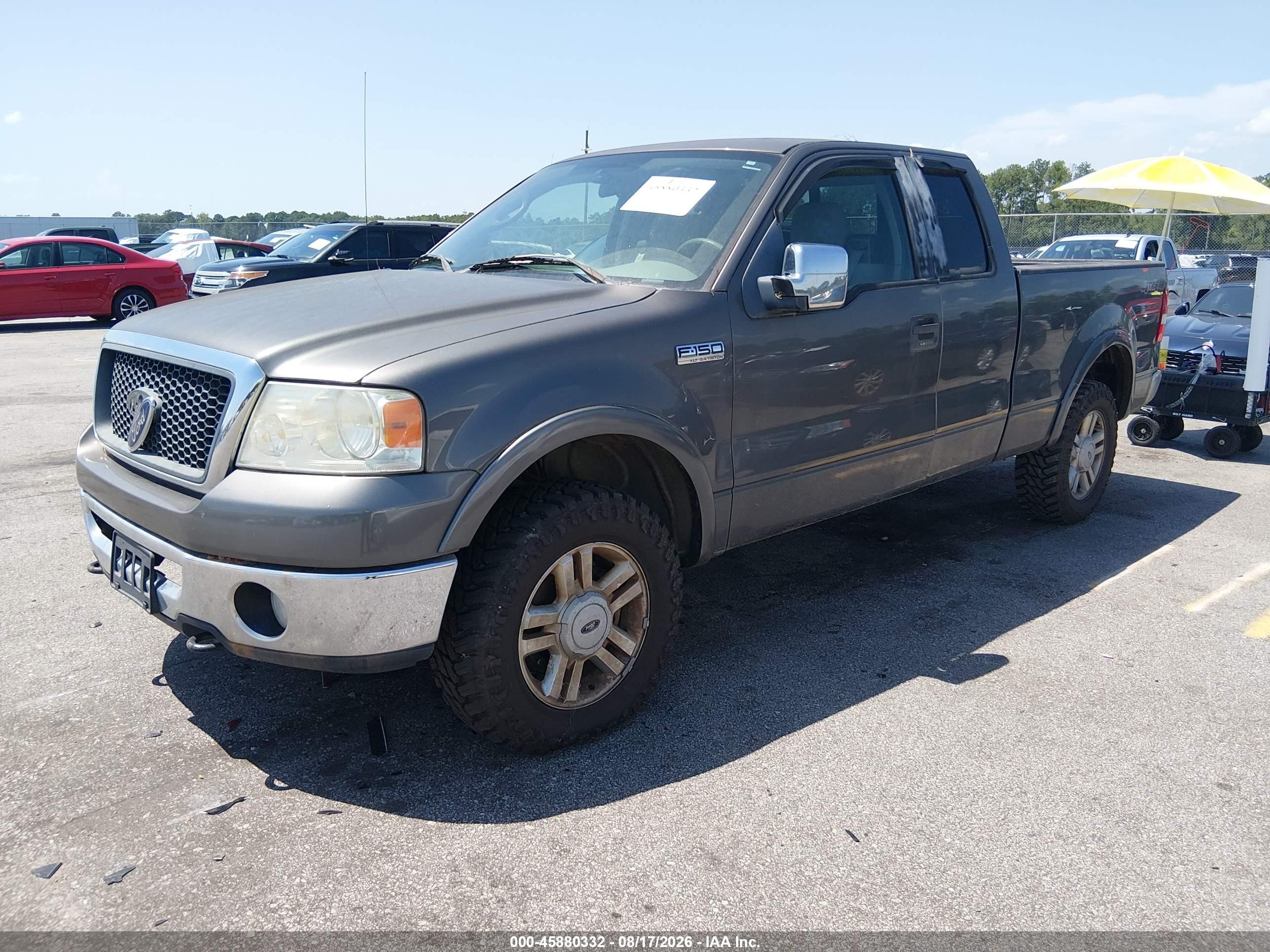 2006 Ford F-150 Fx4/lariat/xl/xlt Серый vin: 1FTPX14V26FA75620