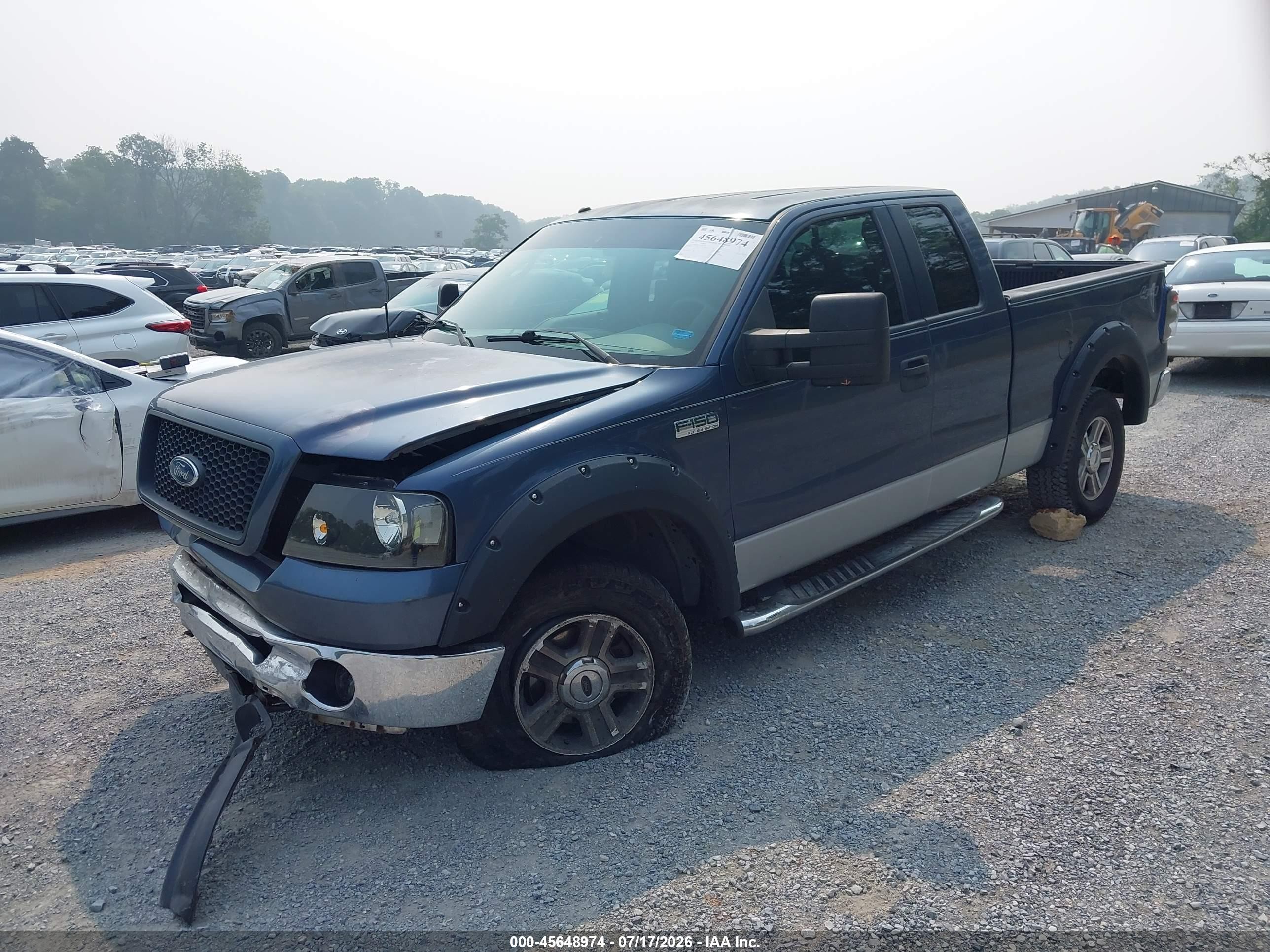 2006 Ford F-150 Fx4/lariat/xl/xlt Синий vin: 1FTPX14V26NB11148