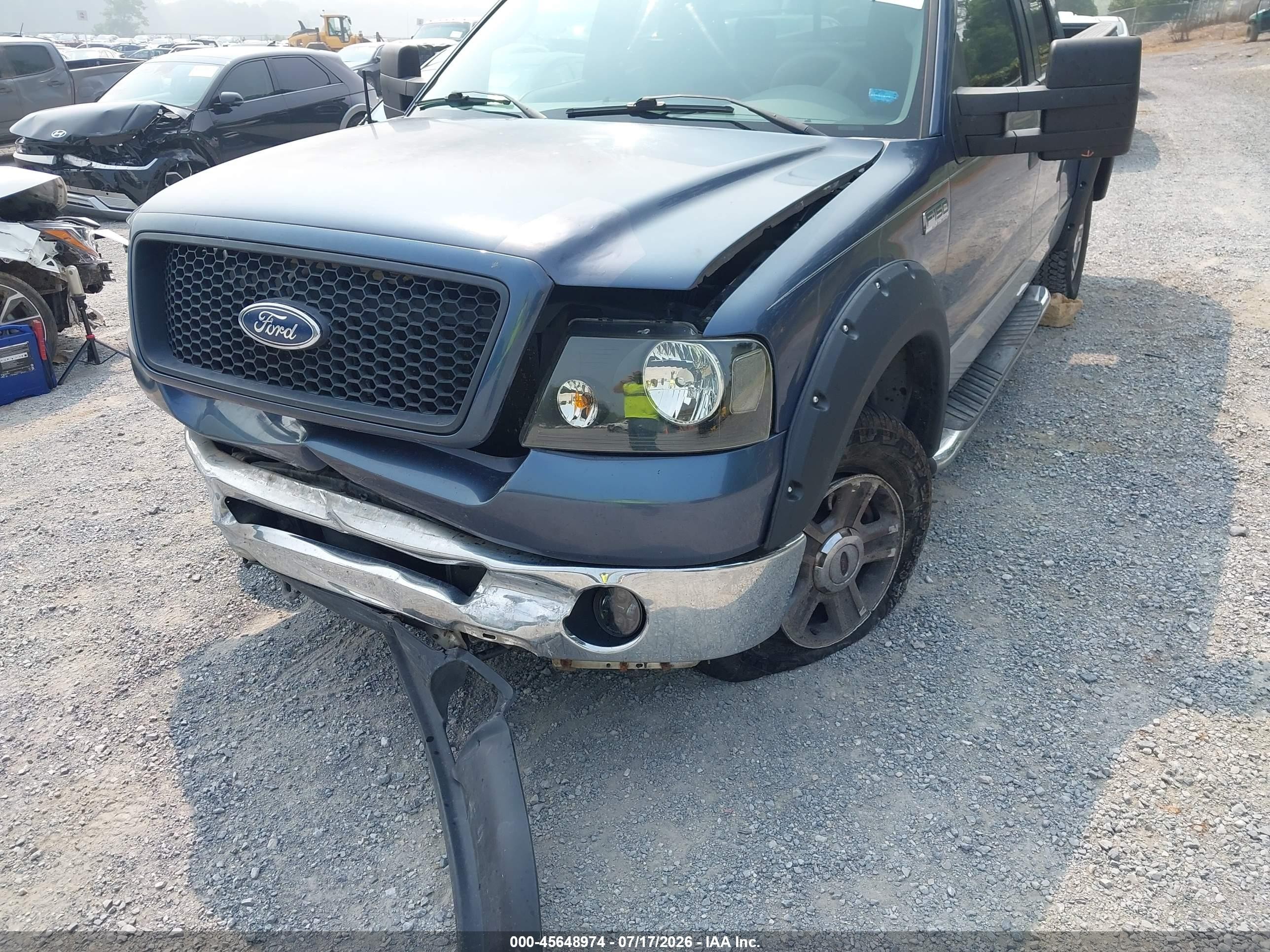 2006 Ford F-150 Fx4/lariat/xl/xlt Синий vin: 1FTPX14V26NB11148