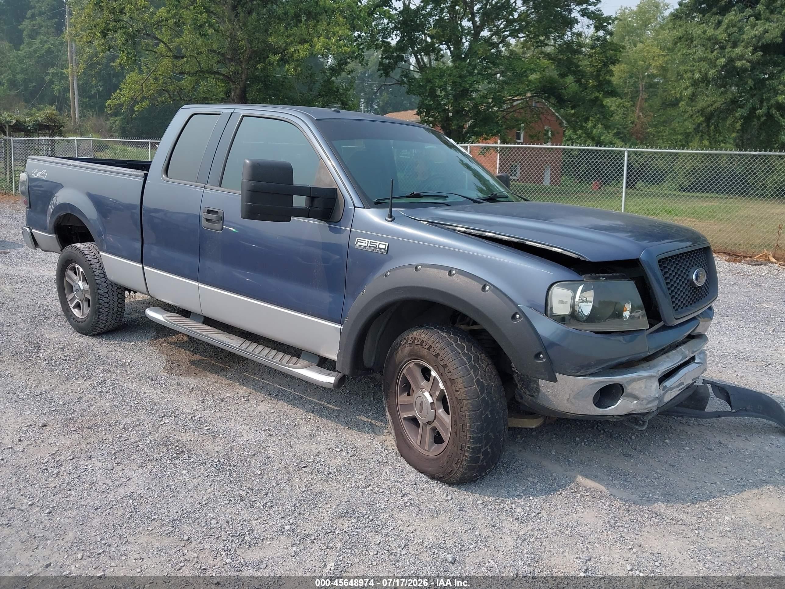 2006 Ford F-150 Fx4/lariat/xl/xlt Синий vin: 1FTPX14V26NB11148