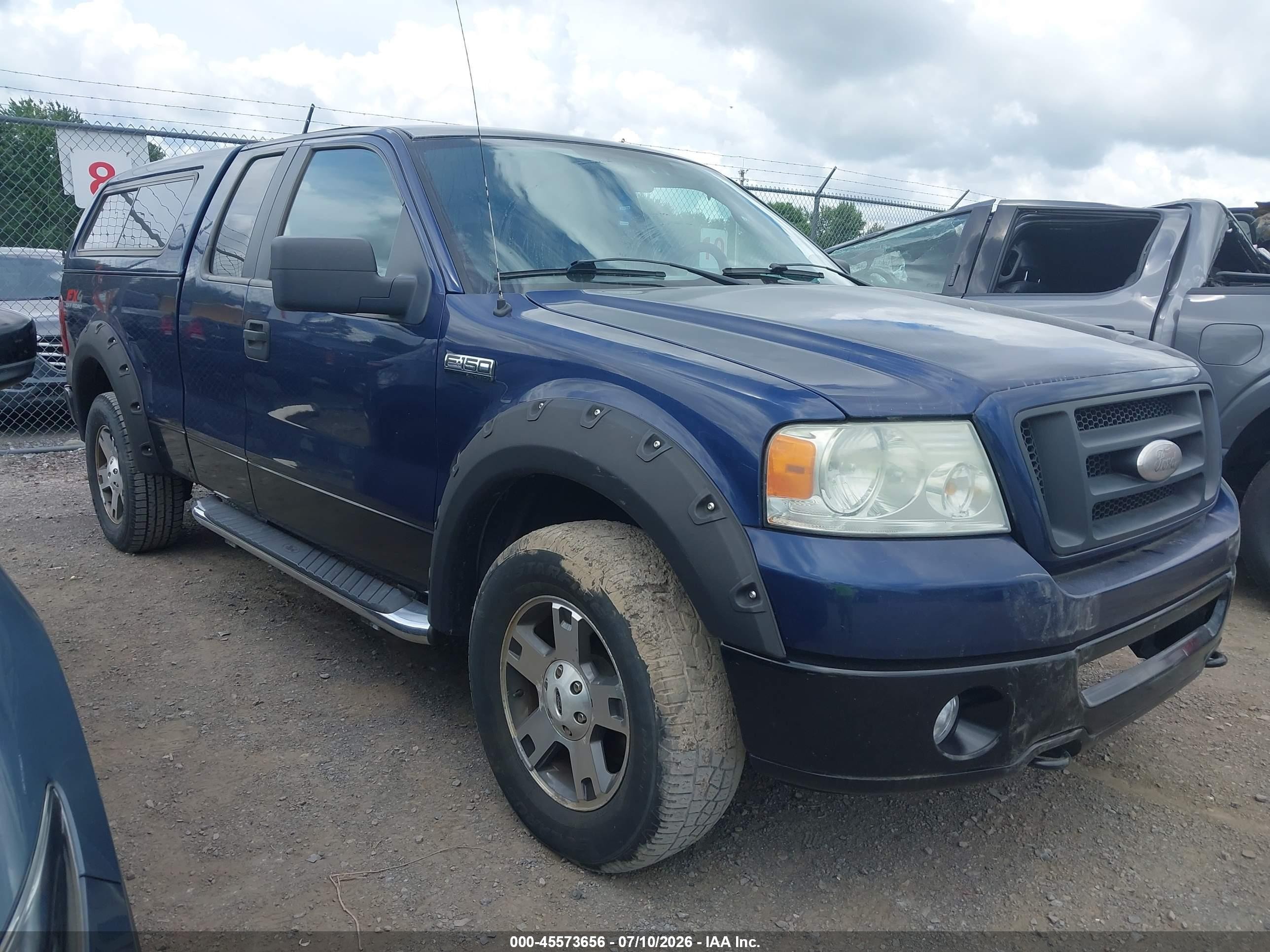 2007 Ford F-150 Fx4/lariat/xl/xlt Синий vin: 1FTPX14V27FA54185