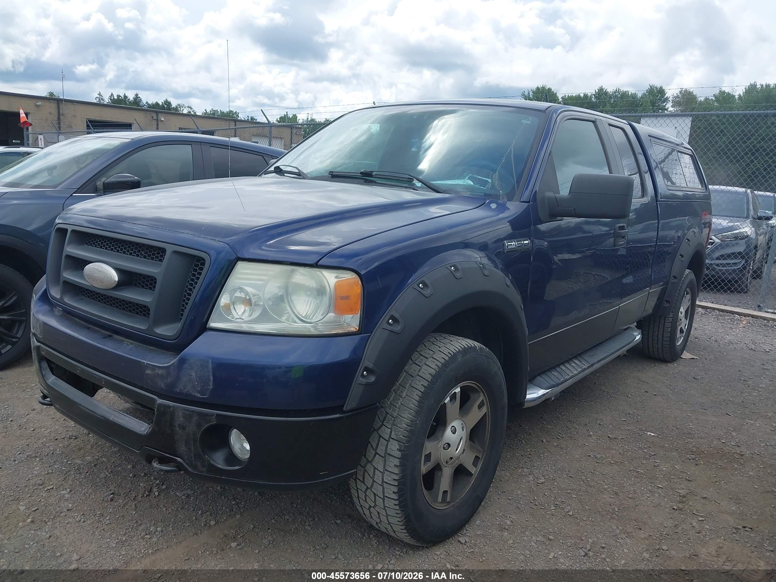 2007 Ford F-150 Fx4/lariat/xl/xlt Синий vin: 1FTPX14V27FA54185