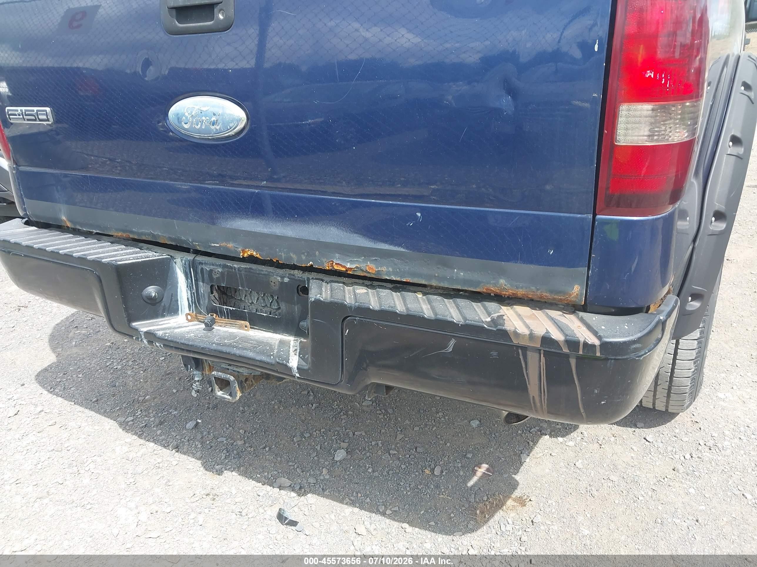 2007 Ford F-150 Fx4/lariat/xl/xlt Синий vin: 1FTPX14V27FA54185