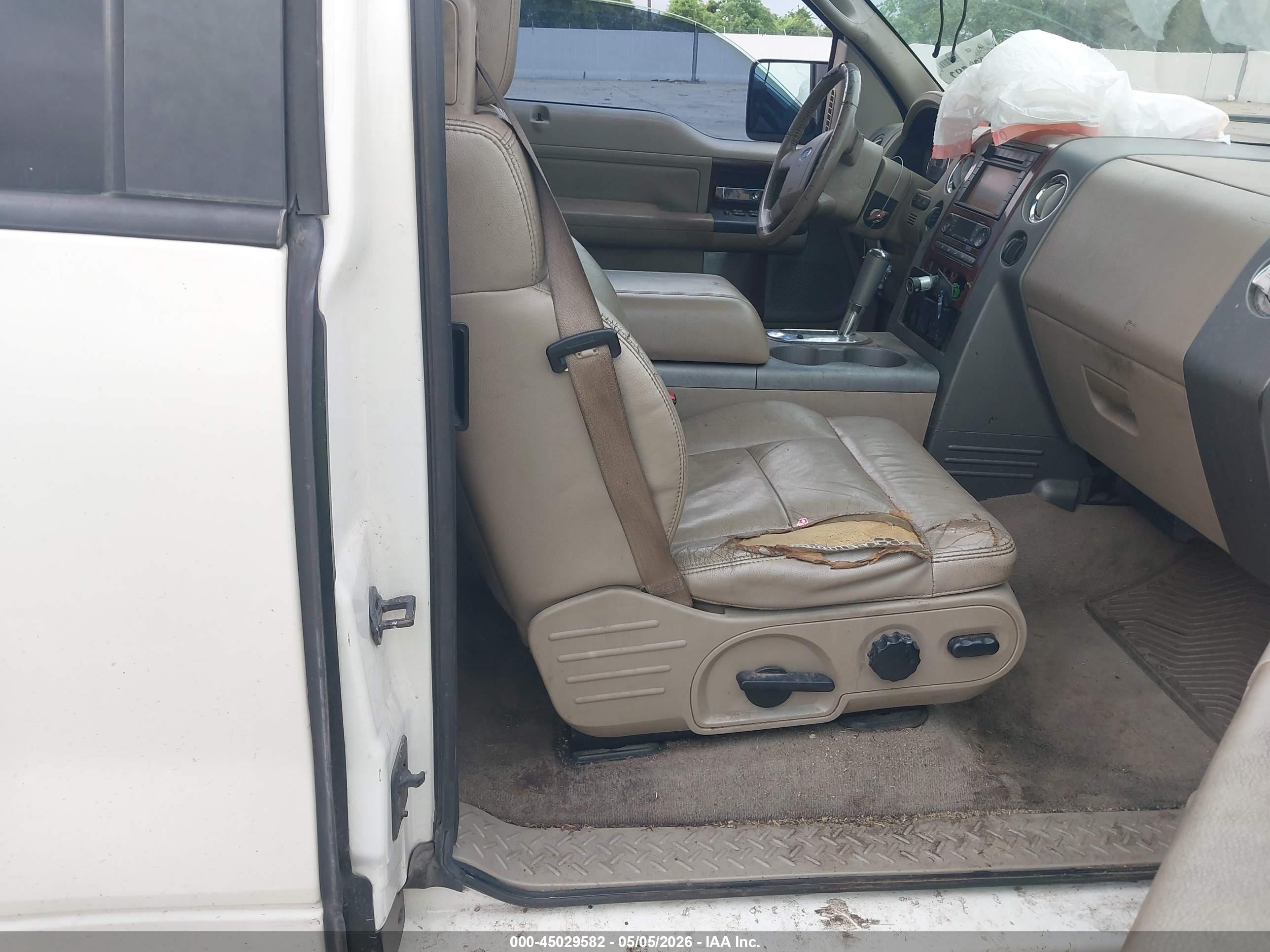 2007 Ford F-150 Fx4/lariat/xl/xlt White vin: 1FTPX14V27FA97764