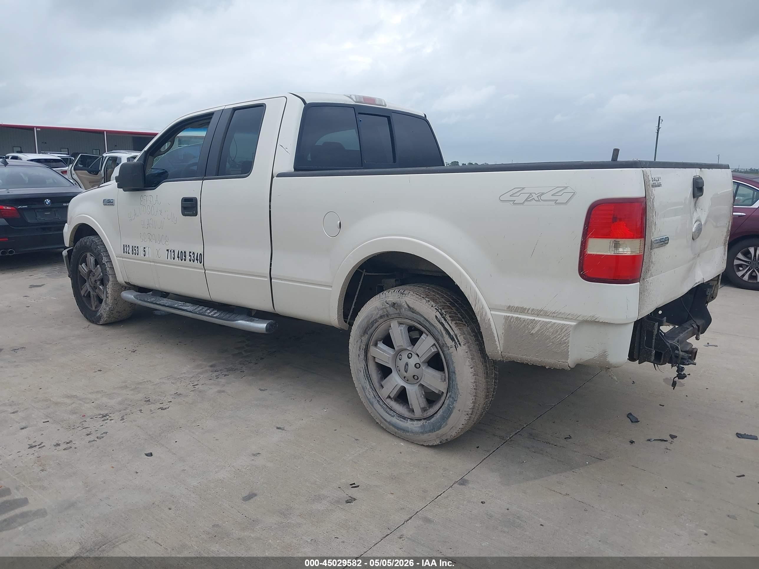 2007 Ford F-150 Fx4/lariat/xl/xlt White vin: 1FTPX14V27FA97764