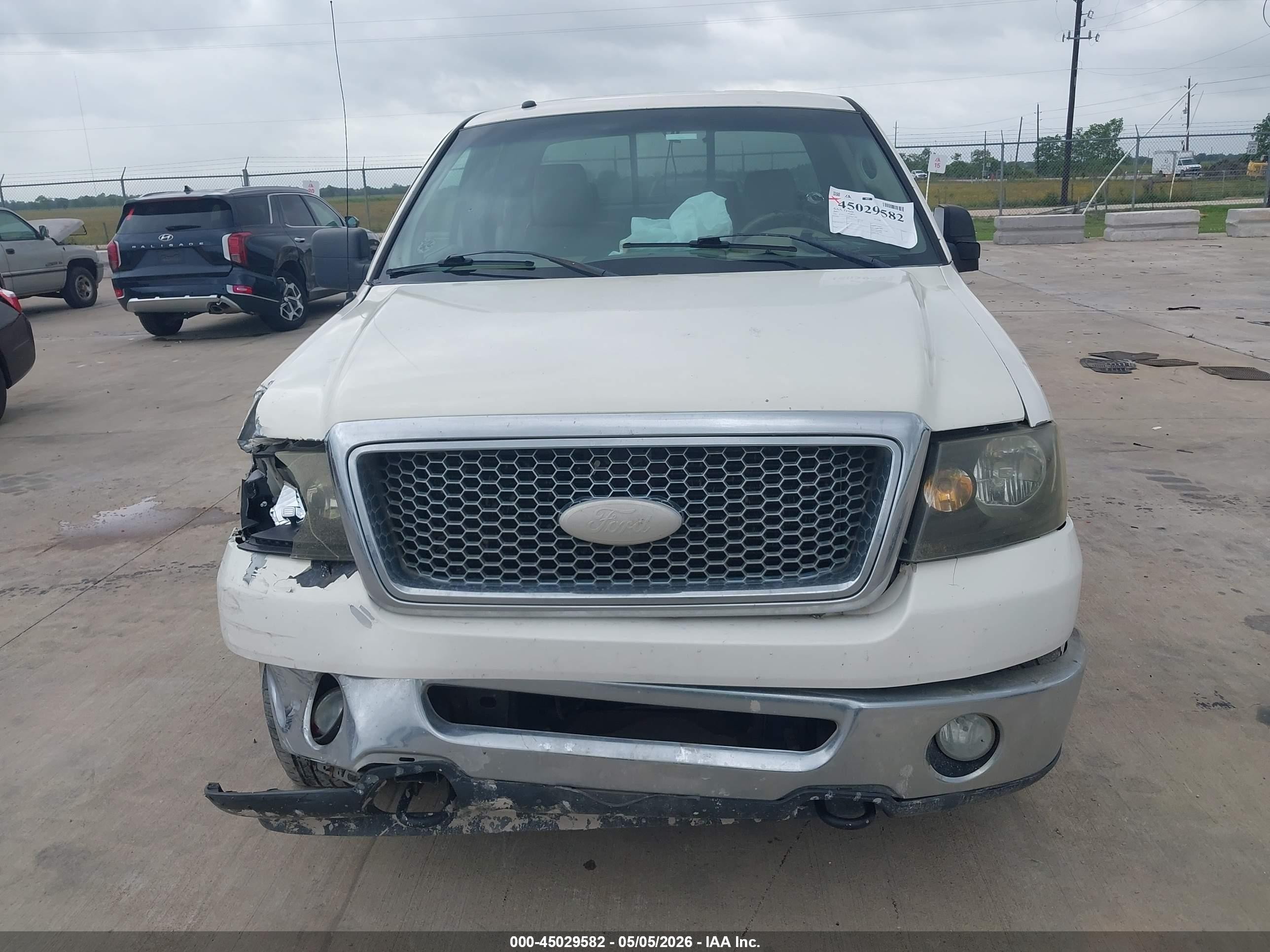 2007 Ford F-150 Fx4/lariat/xl/xlt White vin: 1FTPX14V27FA97764