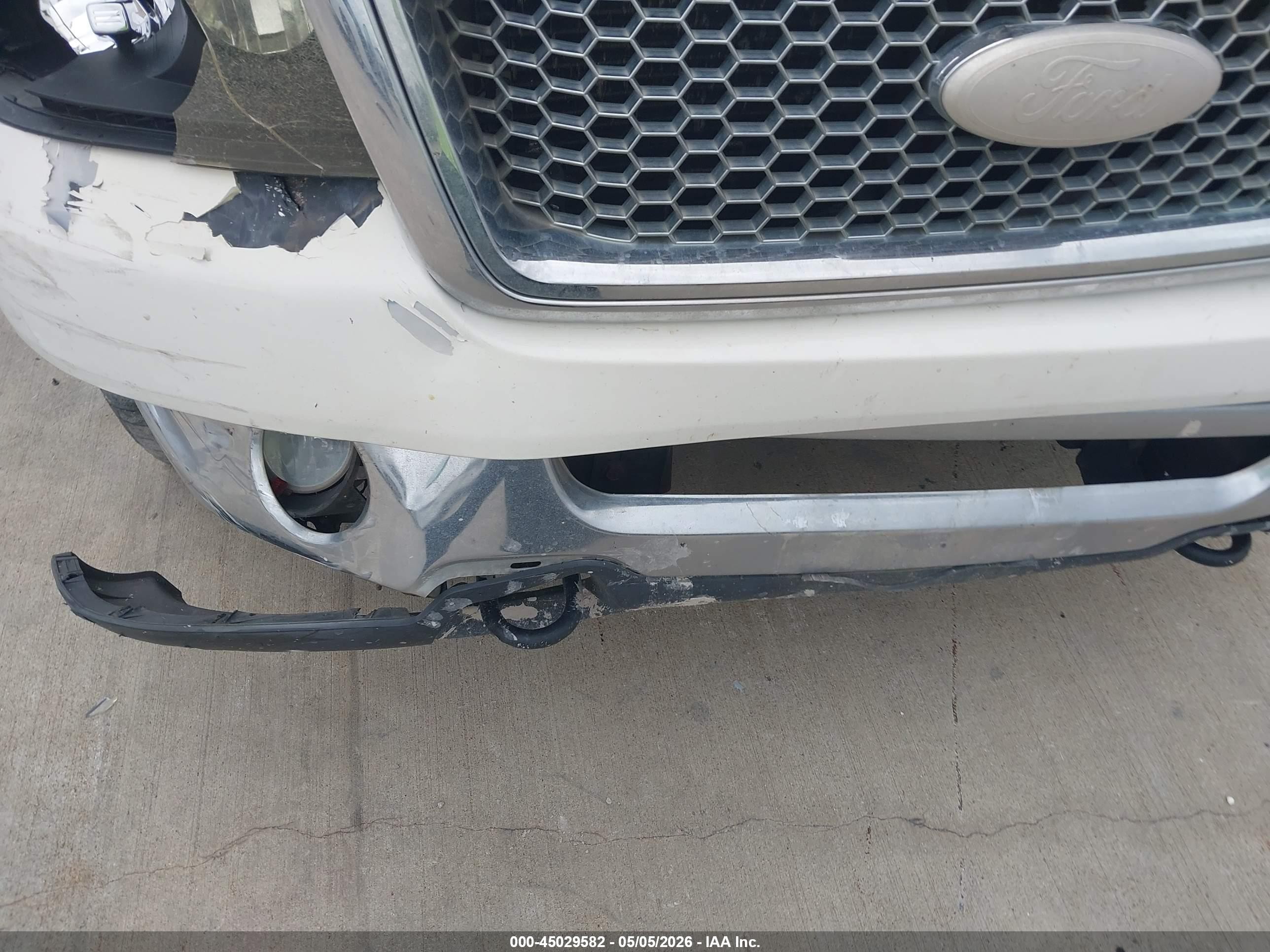 2007 Ford F-150 Fx4/lariat/xl/xlt White vin: 1FTPX14V27FA97764