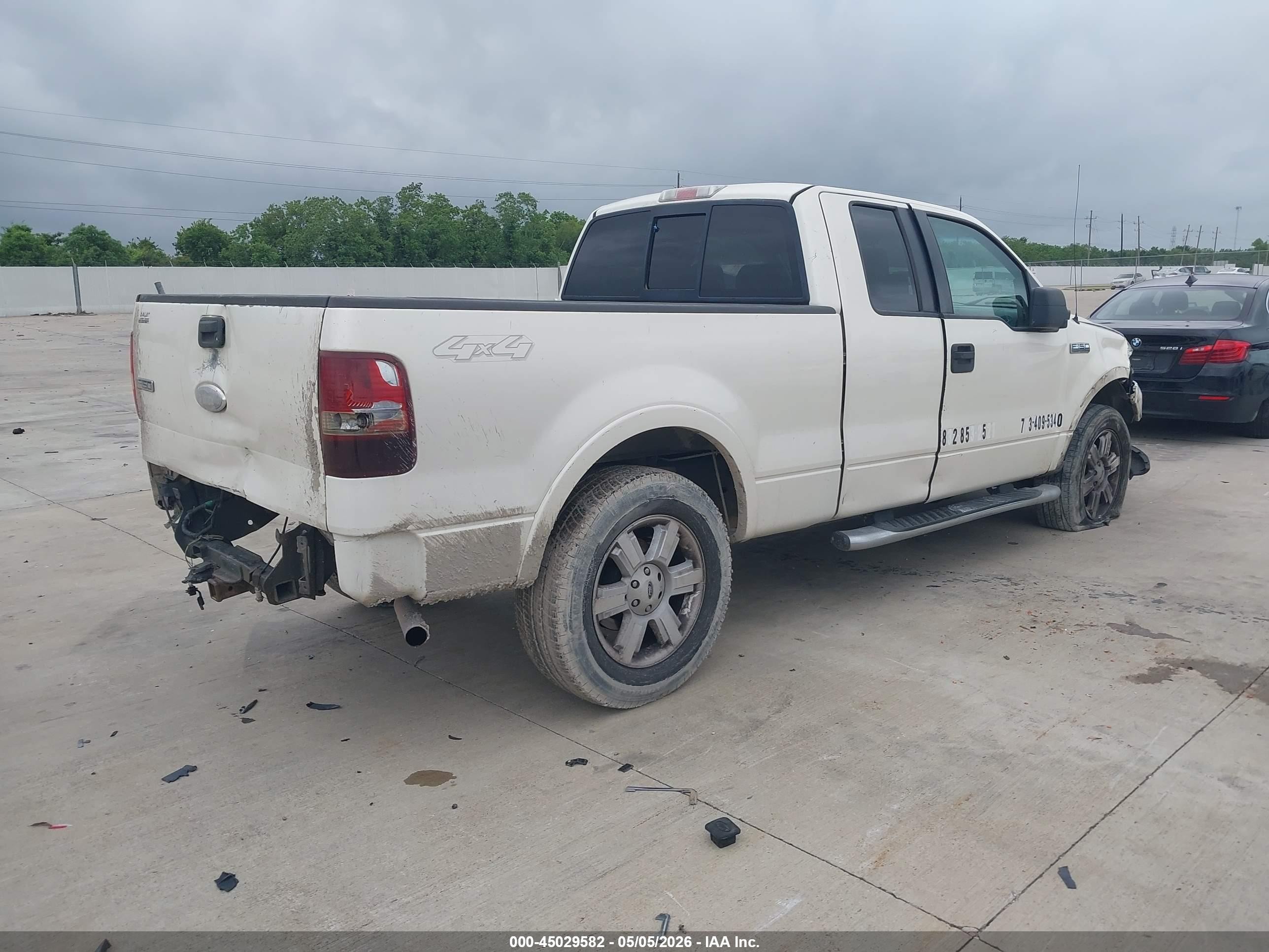 2007 Ford F-150 Fx4/lariat/xl/xlt White vin: 1FTPX14V27FA97764