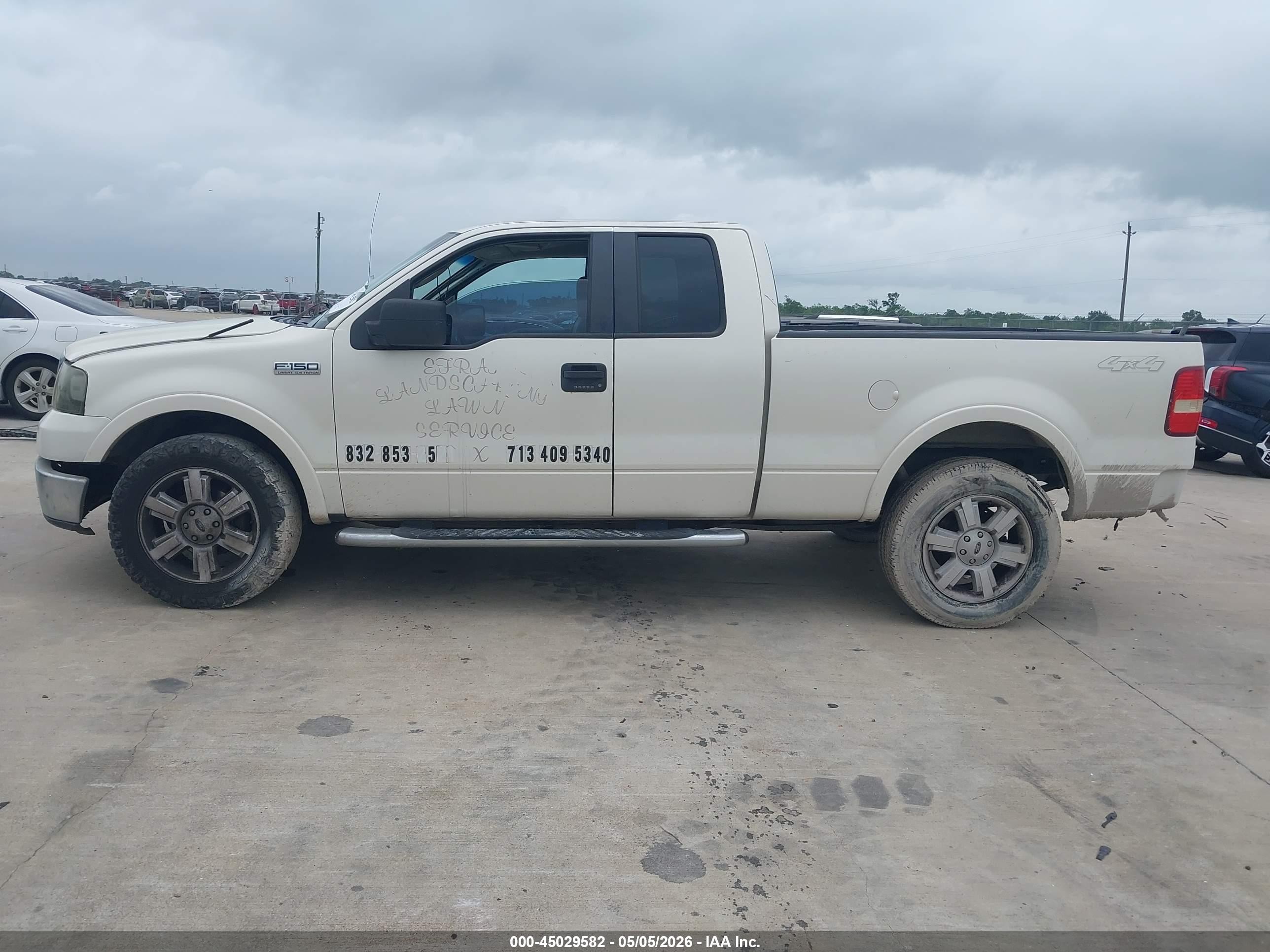 2007 Ford F-150 Fx4/lariat/xl/xlt White vin: 1FTPX14V27FA97764