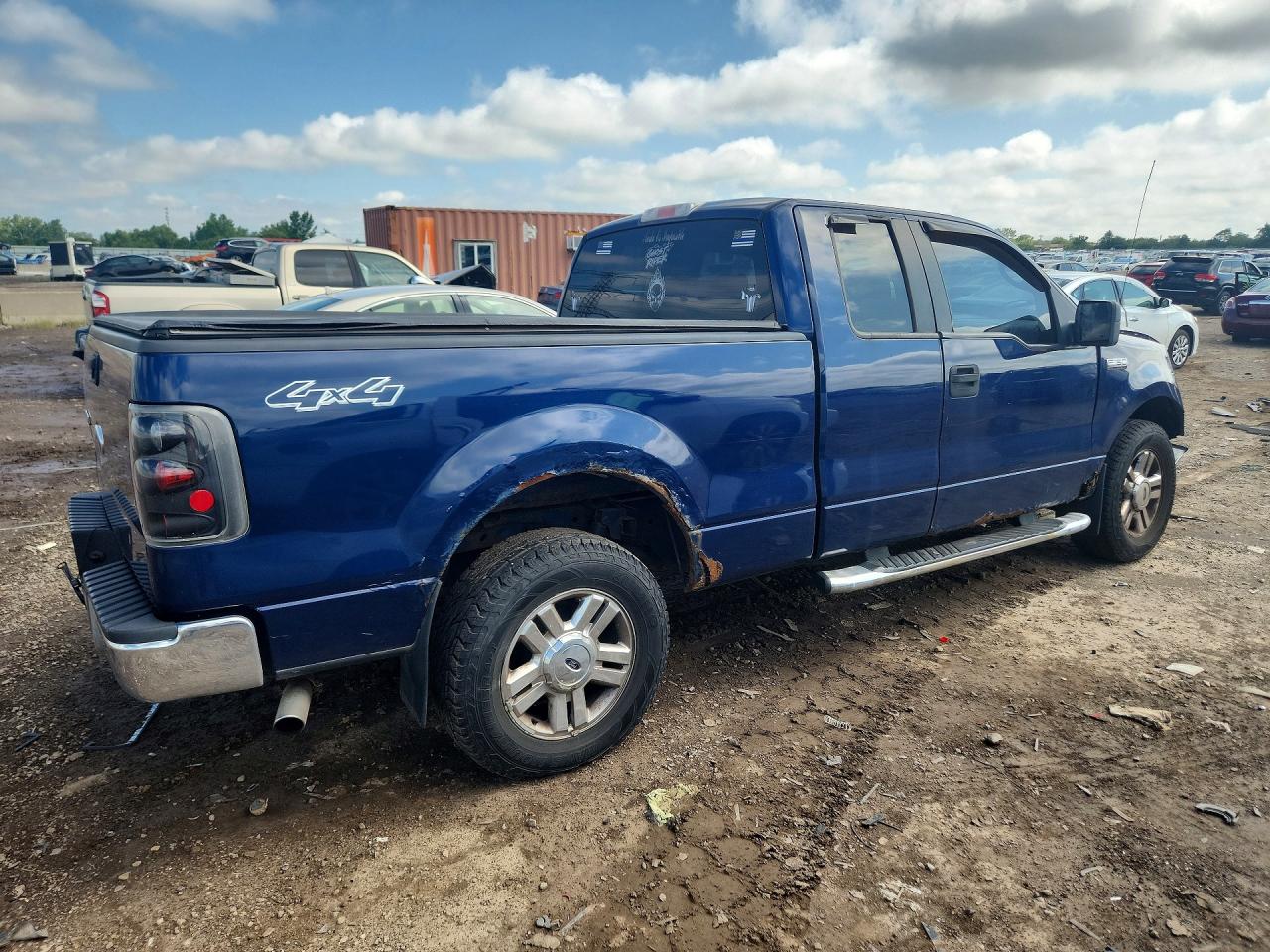 2007 Ford F150 Blue vin: 1FTPX14V27FB37065