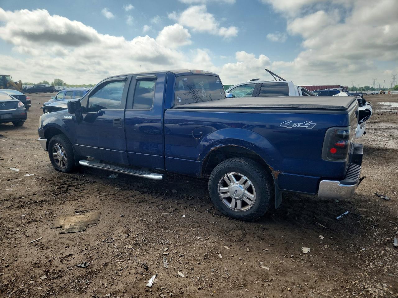 2007 Ford F150 Blue vin: 1FTPX14V27FB37065