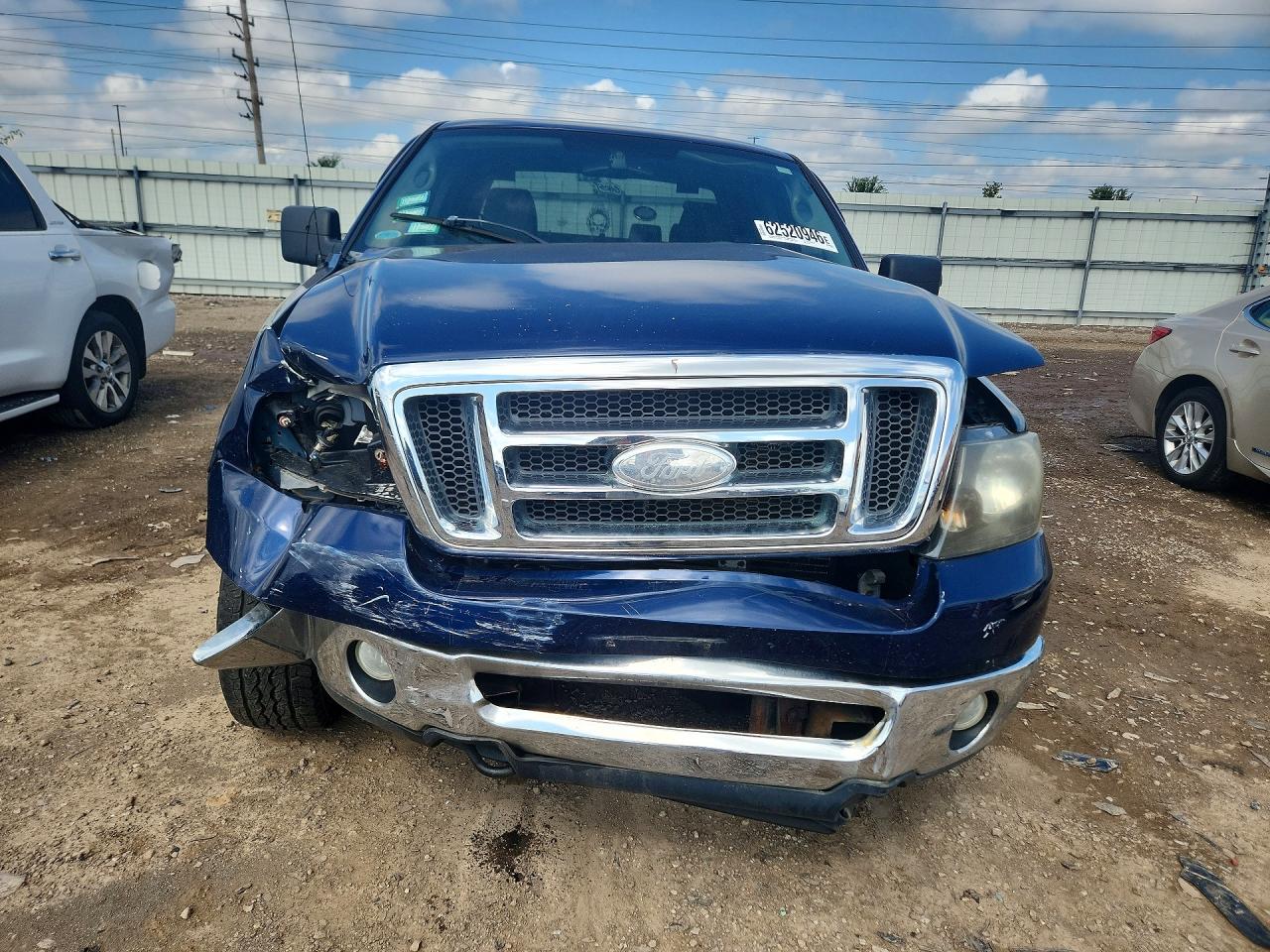 2007 Ford F150 Blue vin: 1FTPX14V27FB37065