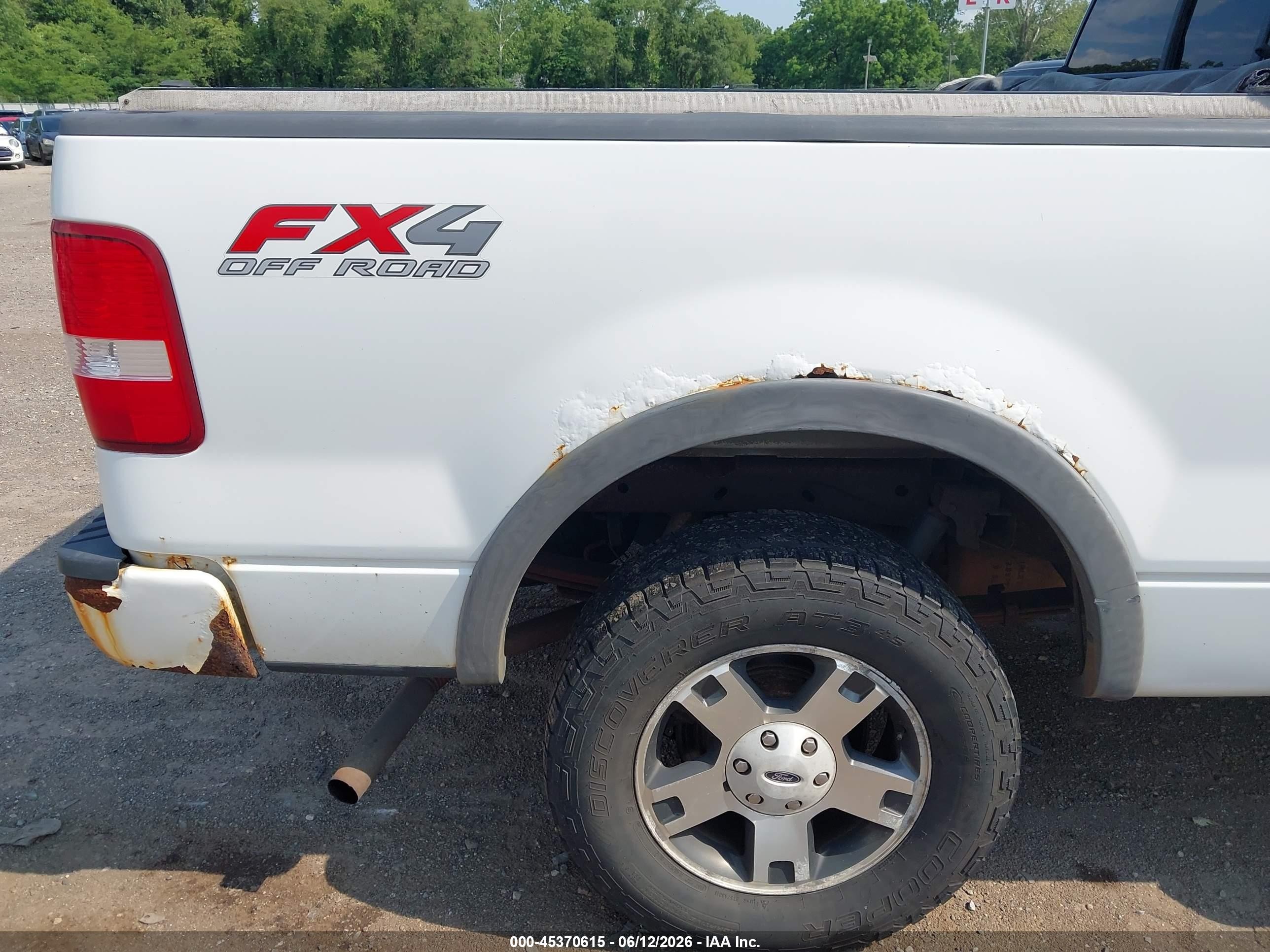 2007 Ford F-150 Fx4/lariat/xl/xlt White vin: 1FTPX14V27FB39401