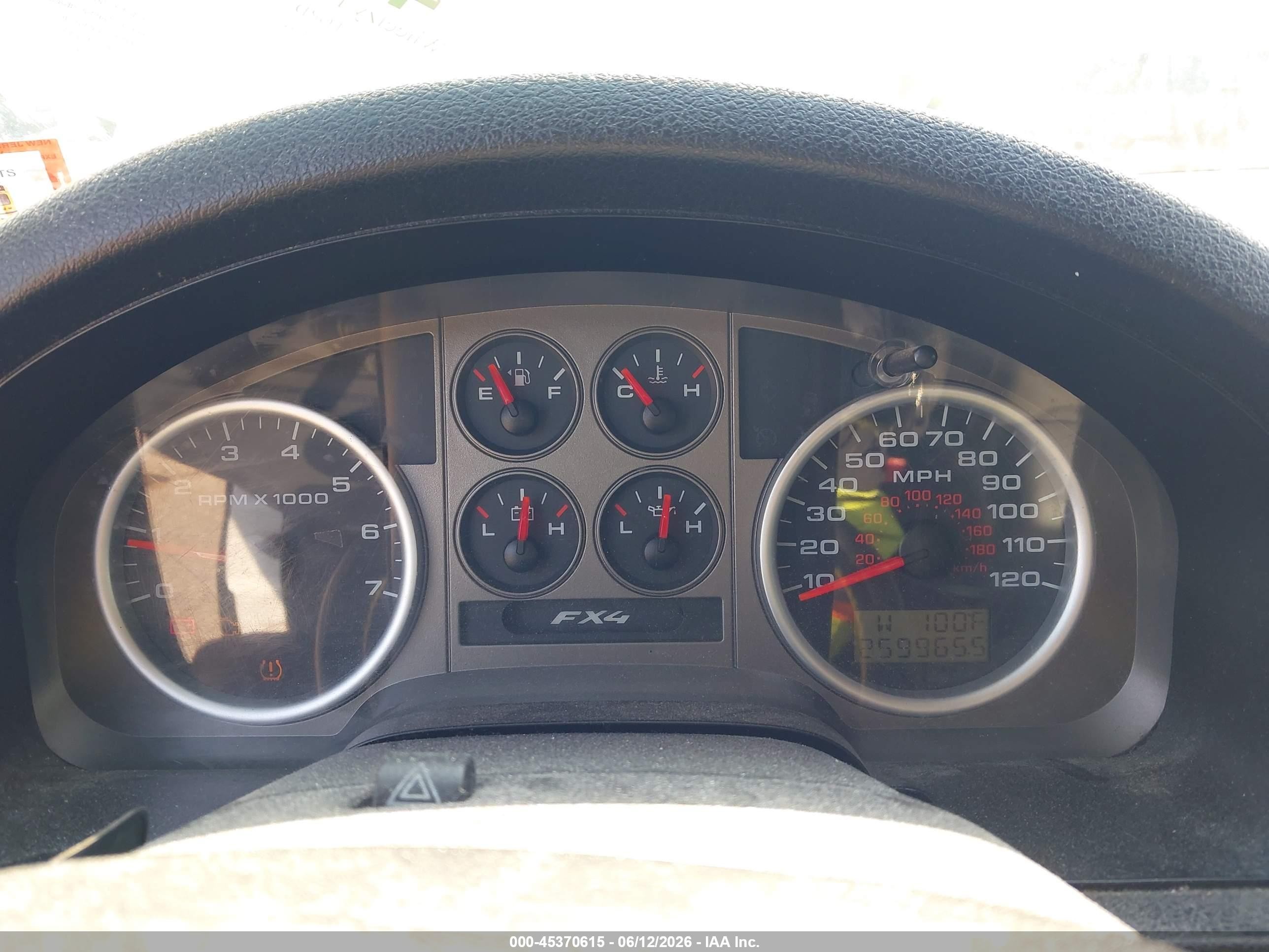 2007 Ford F-150 Fx4/lariat/xl/xlt White vin: 1FTPX14V27FB39401