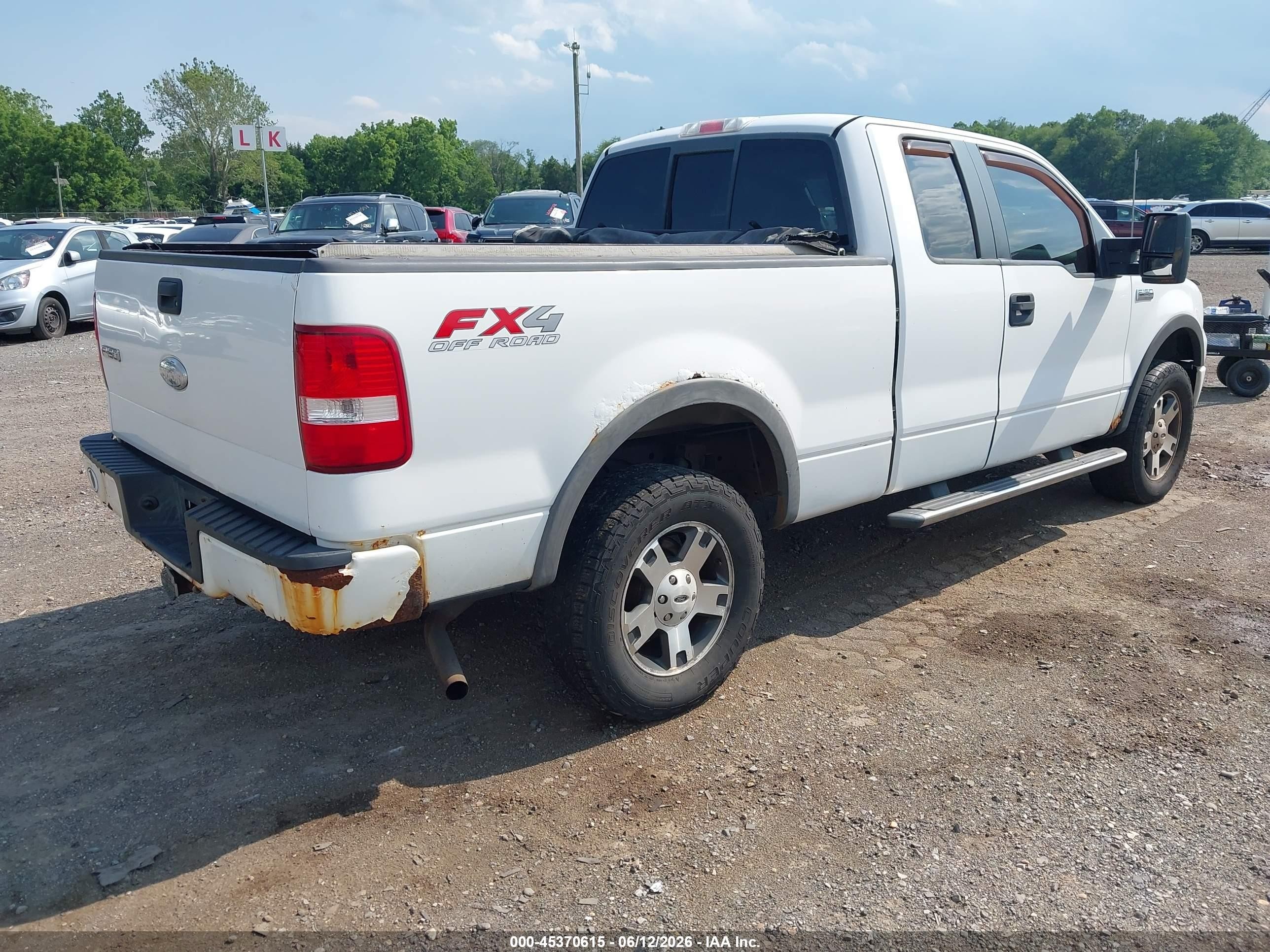 2007 Ford F-150 Fx4/lariat/xl/xlt White vin: 1FTPX14V27FB39401