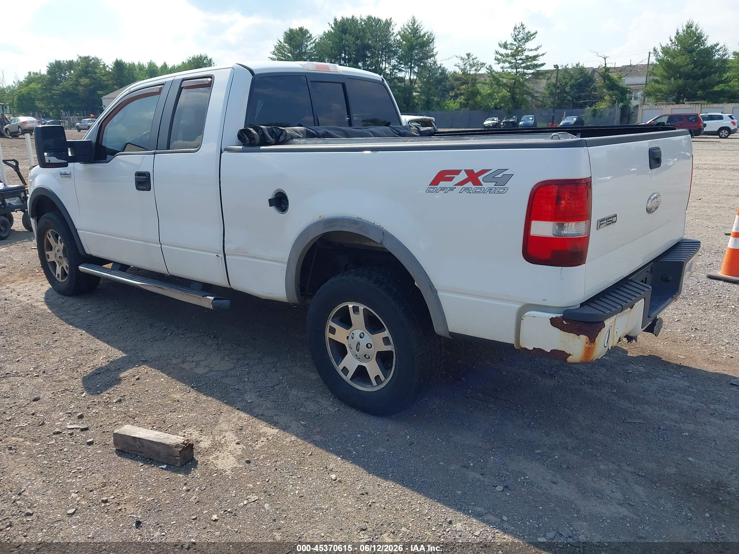 2007 Ford F-150 Fx4/lariat/xl/xlt White vin: 1FTPX14V27FB39401