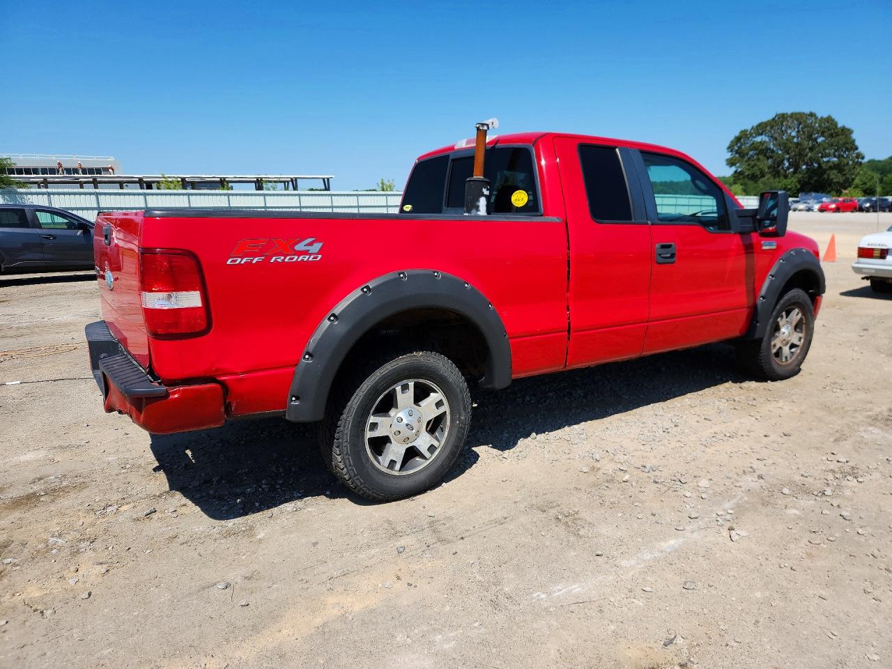 2007 Ford F150 Red vin: 1FTPX14V27FB42783