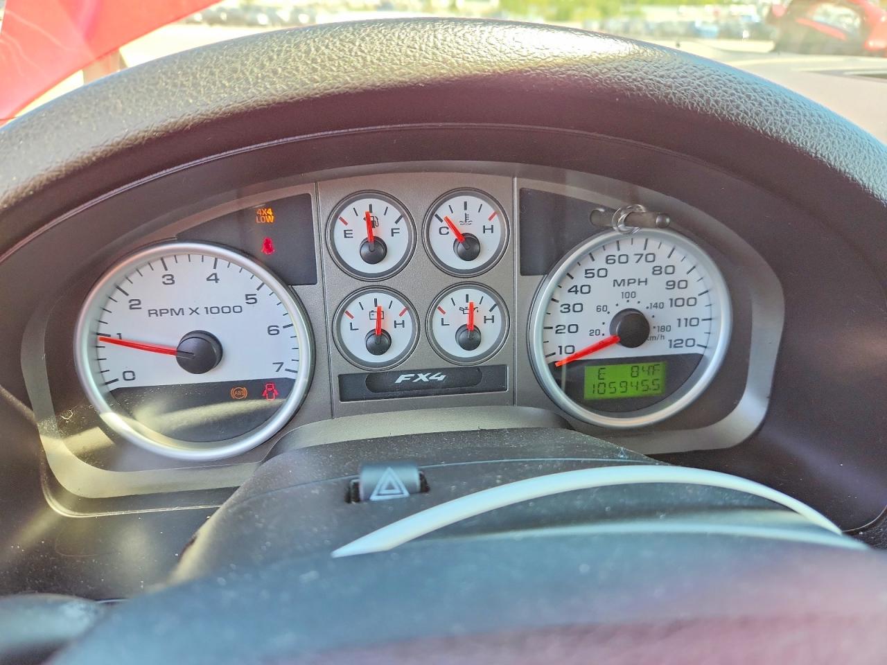 2007 Ford F150 Red vin: 1FTPX14V27FB42783