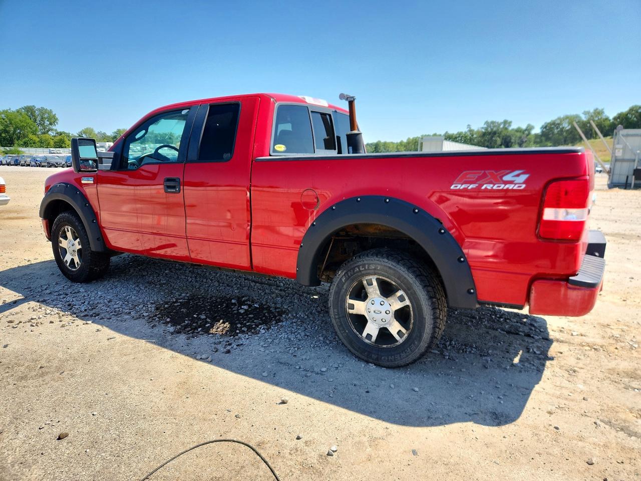 2007 Ford F150 Red vin: 1FTPX14V27FB42783