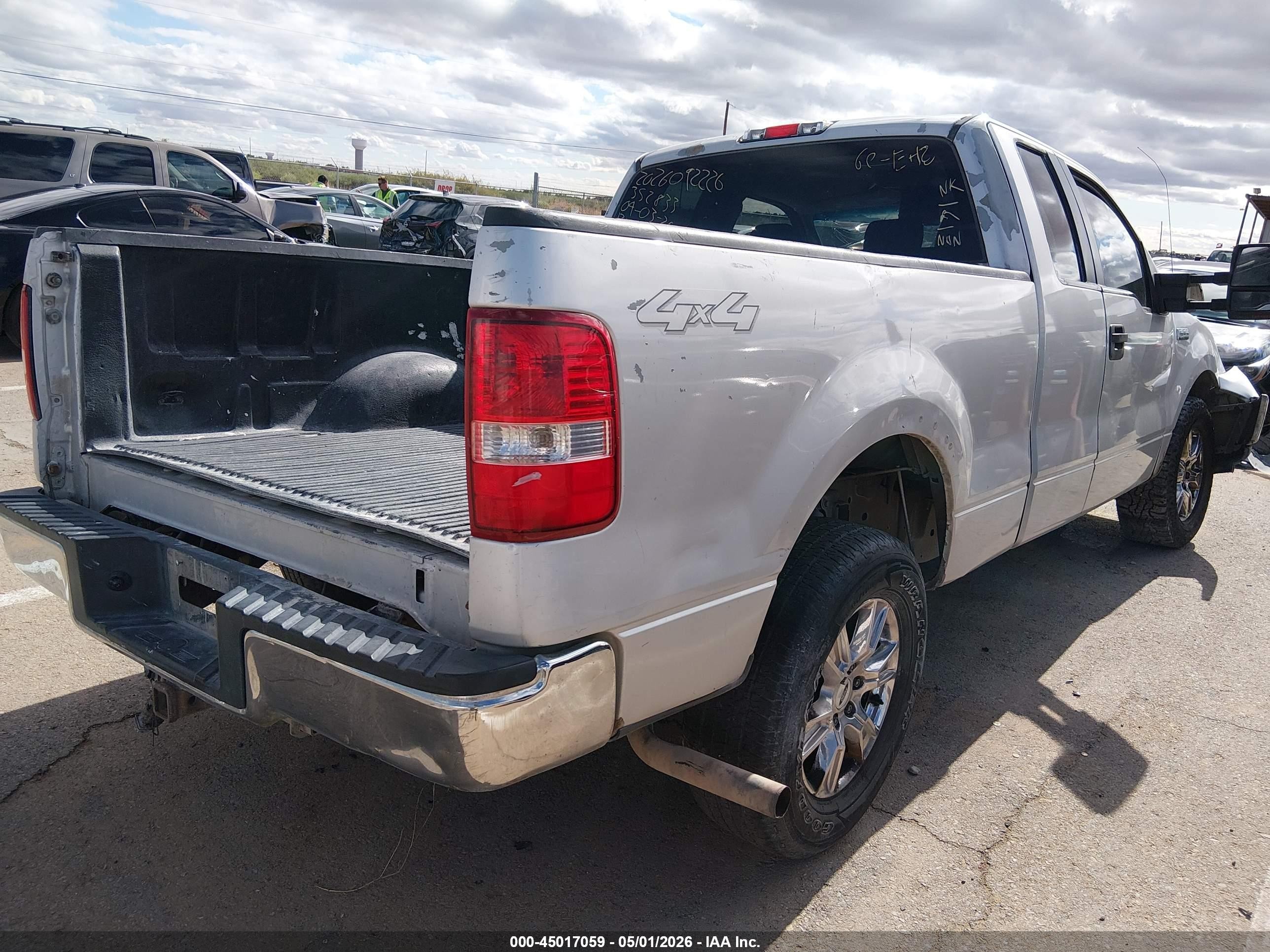 2007 Ford F-150 Fx4/lariat/xl/xlt Серебряный vin: 1FTPX14V27KA57112