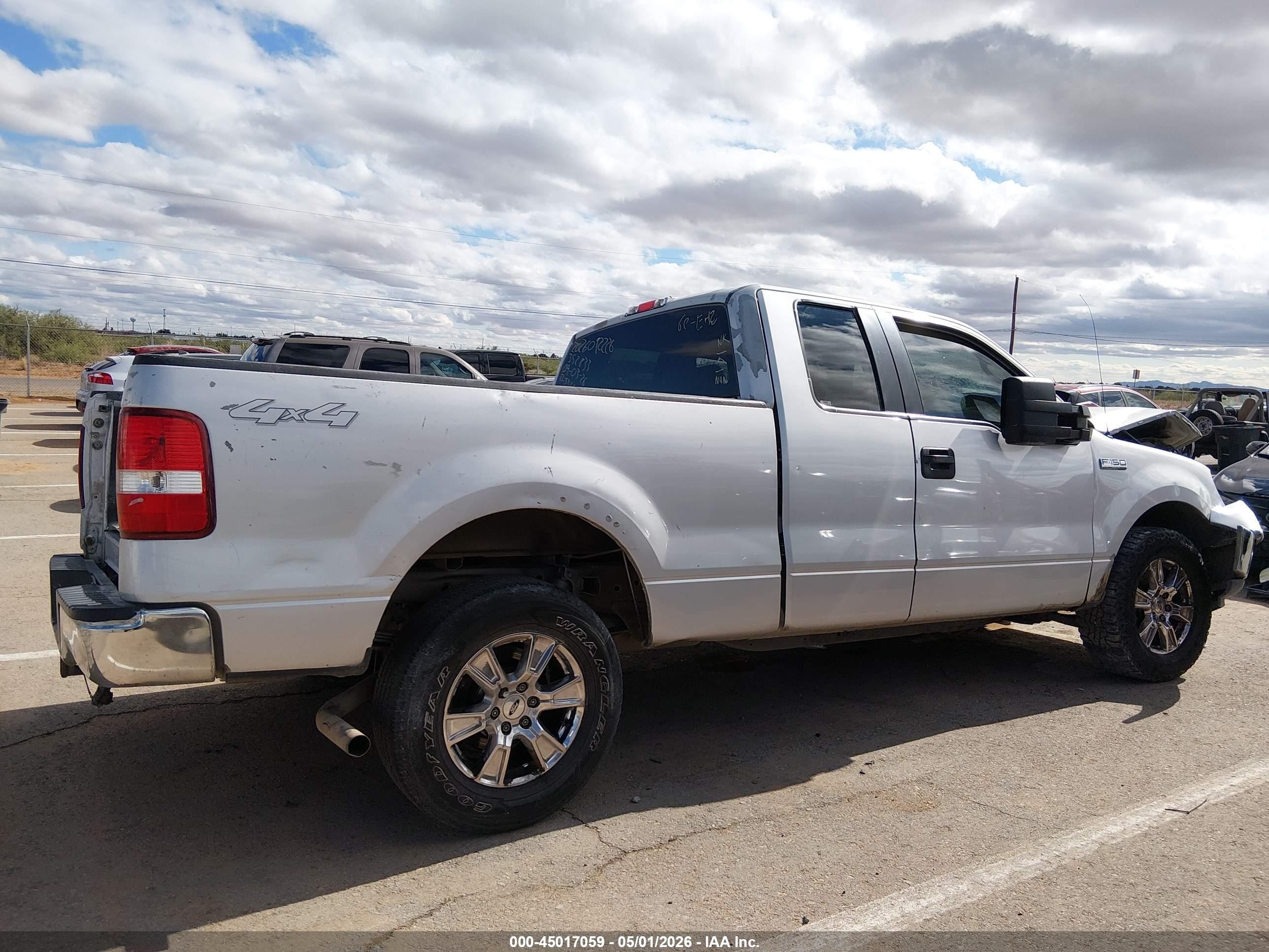 2007 Ford F-150 Fx4/lariat/xl/xlt Серебряный vin: 1FTPX14V27KA57112