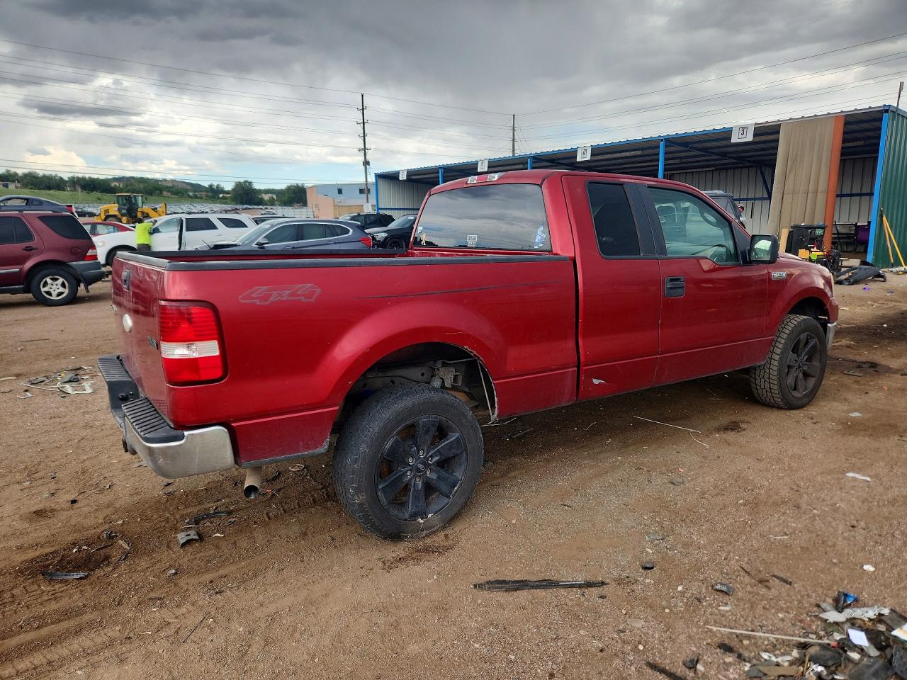 2007 Ford F150 Red vin: 1FTPX14V27KC53972