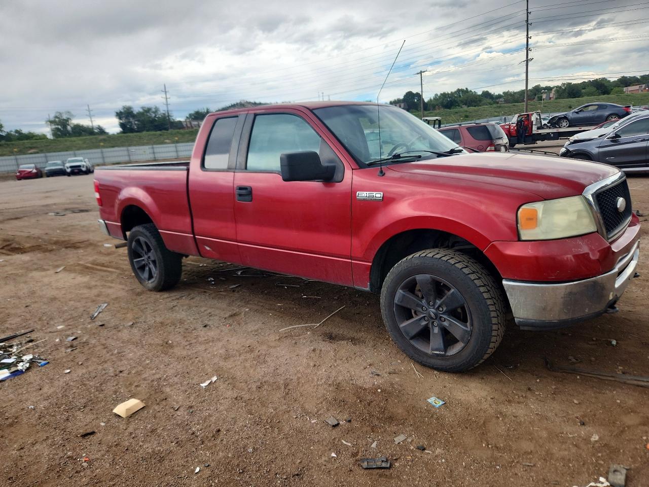 2007 Ford F150 Red vin: 1FTPX14V27KC53972