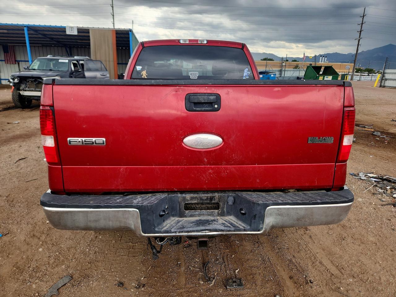 2007 Ford F150 Red vin: 1FTPX14V27KC53972