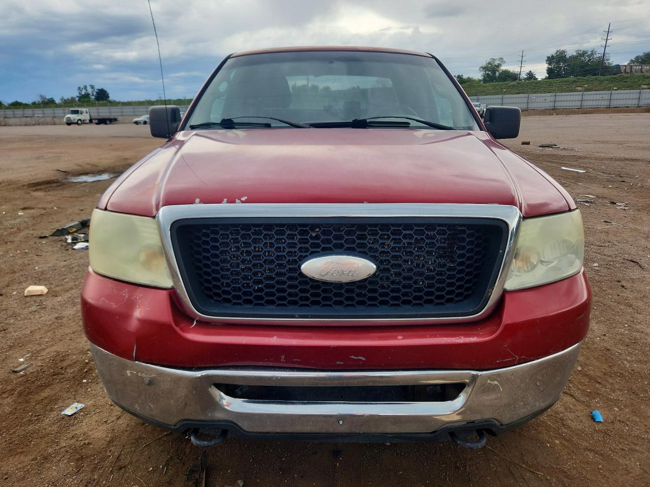 2007 Ford F150 Red vin: 1FTPX14V27KC53972