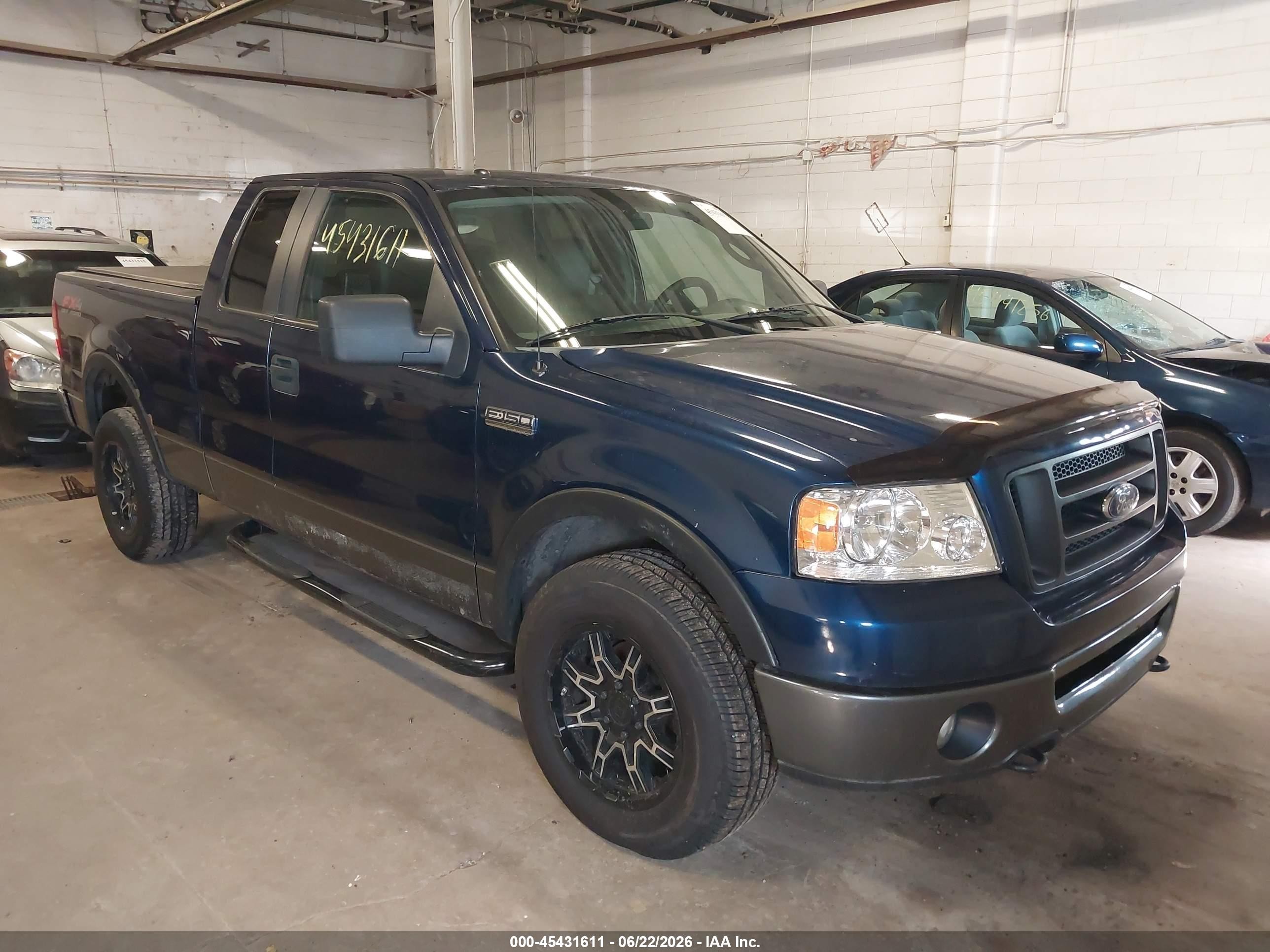 2007 Ford F-150 Fx4/lariat/xl/xlt Blue vin: 1FTPX14V27KD18237