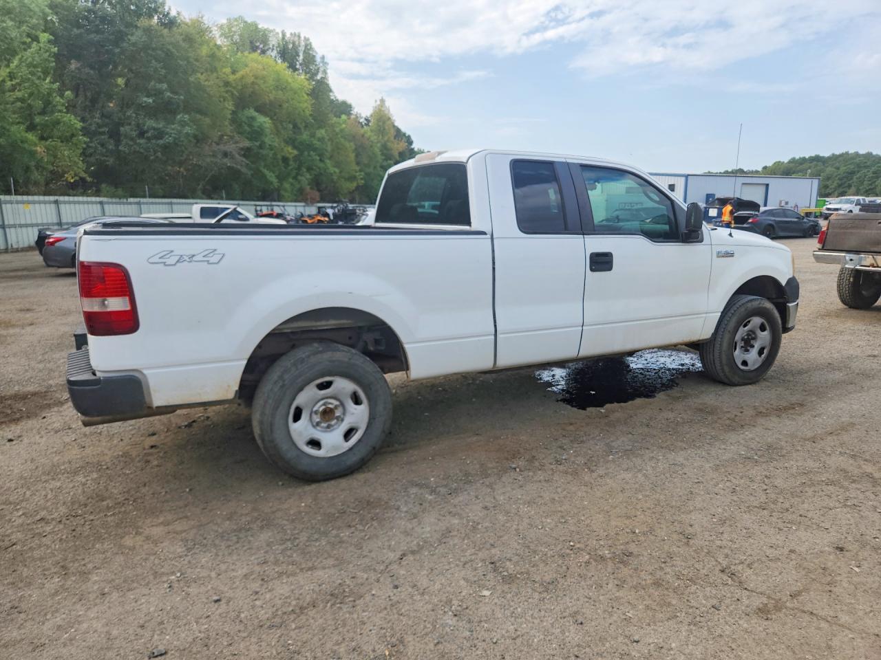 2008 Ford F150 White vin: 1FTPX14V28FB40646