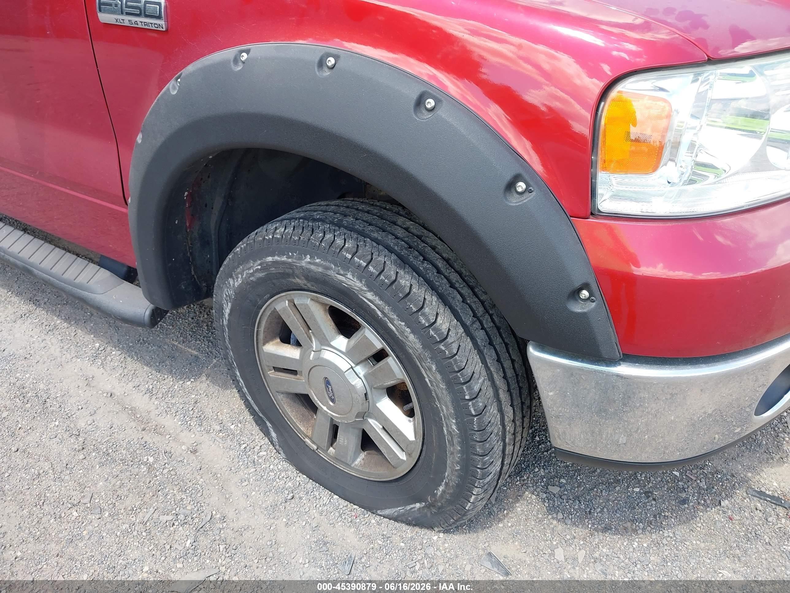 2008 Ford F-150 60th Anniversary/fx4/lariat/xl/xlt Red vin: 1FTPX14V28FB90186