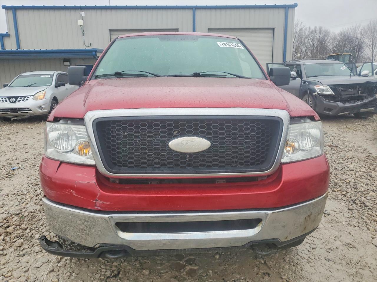 2008 Ford F150 Красный vin: 1FTPX14V28FC06368