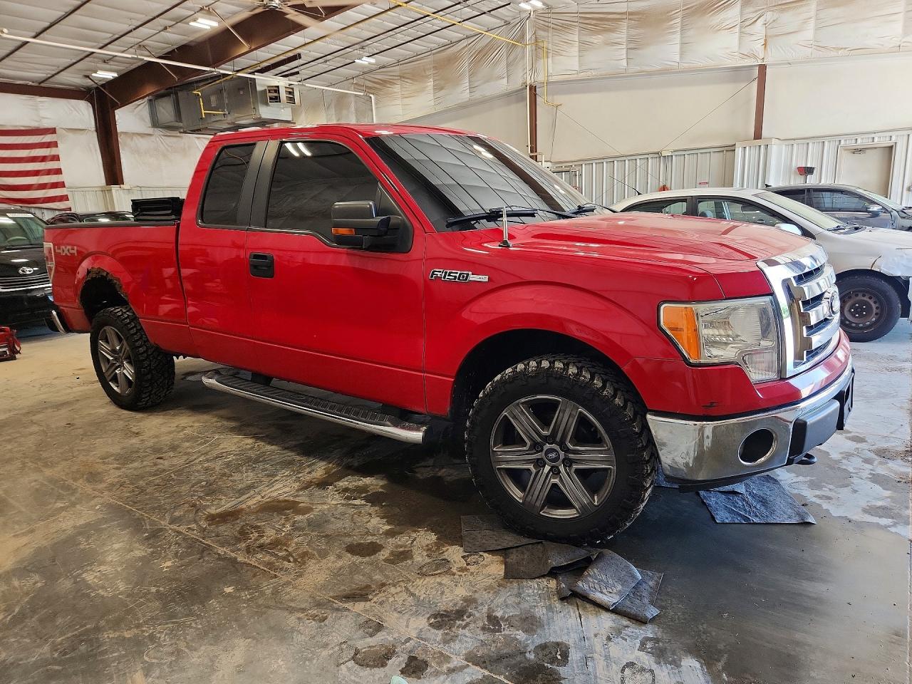 2009 Ford F150 Super Cab Red vin: 1FTPX14V29FB05297