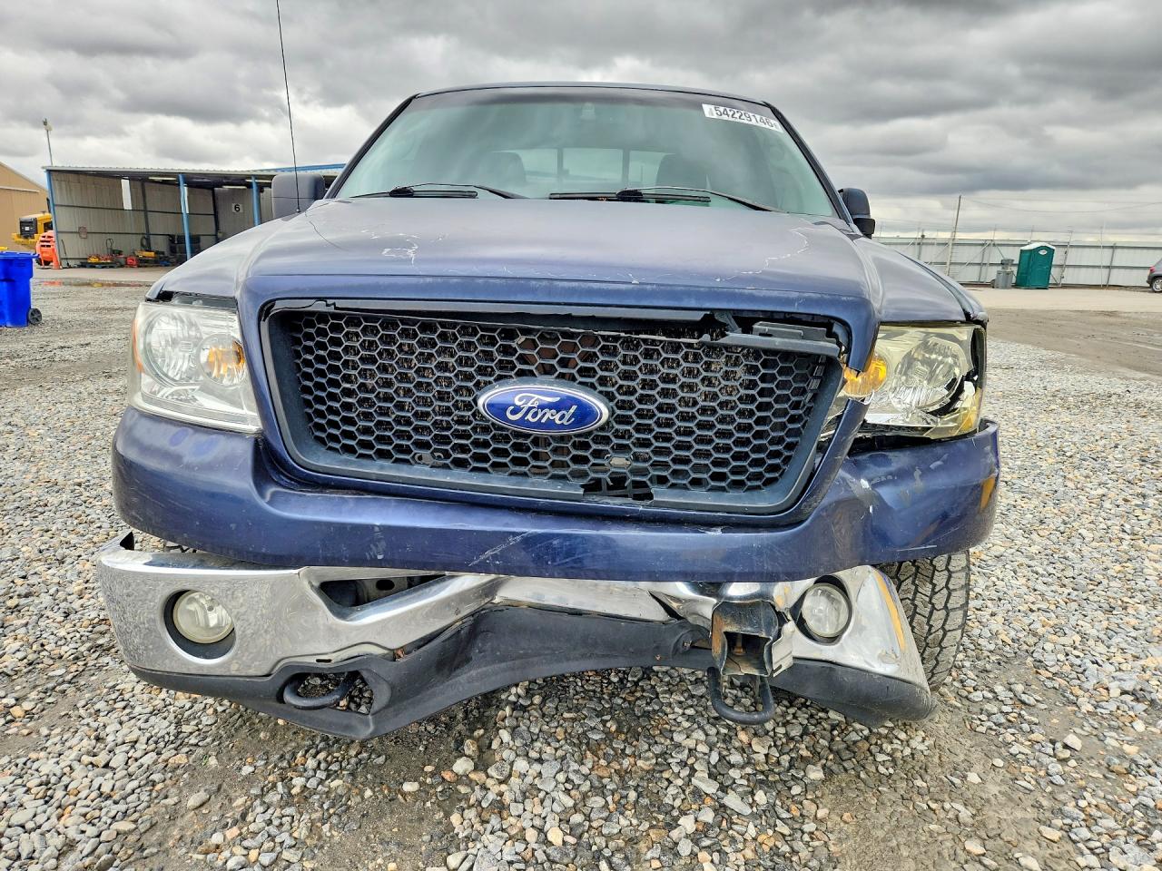 2006 Ford F150 Blue vin: 1FTPX14V36FB49093