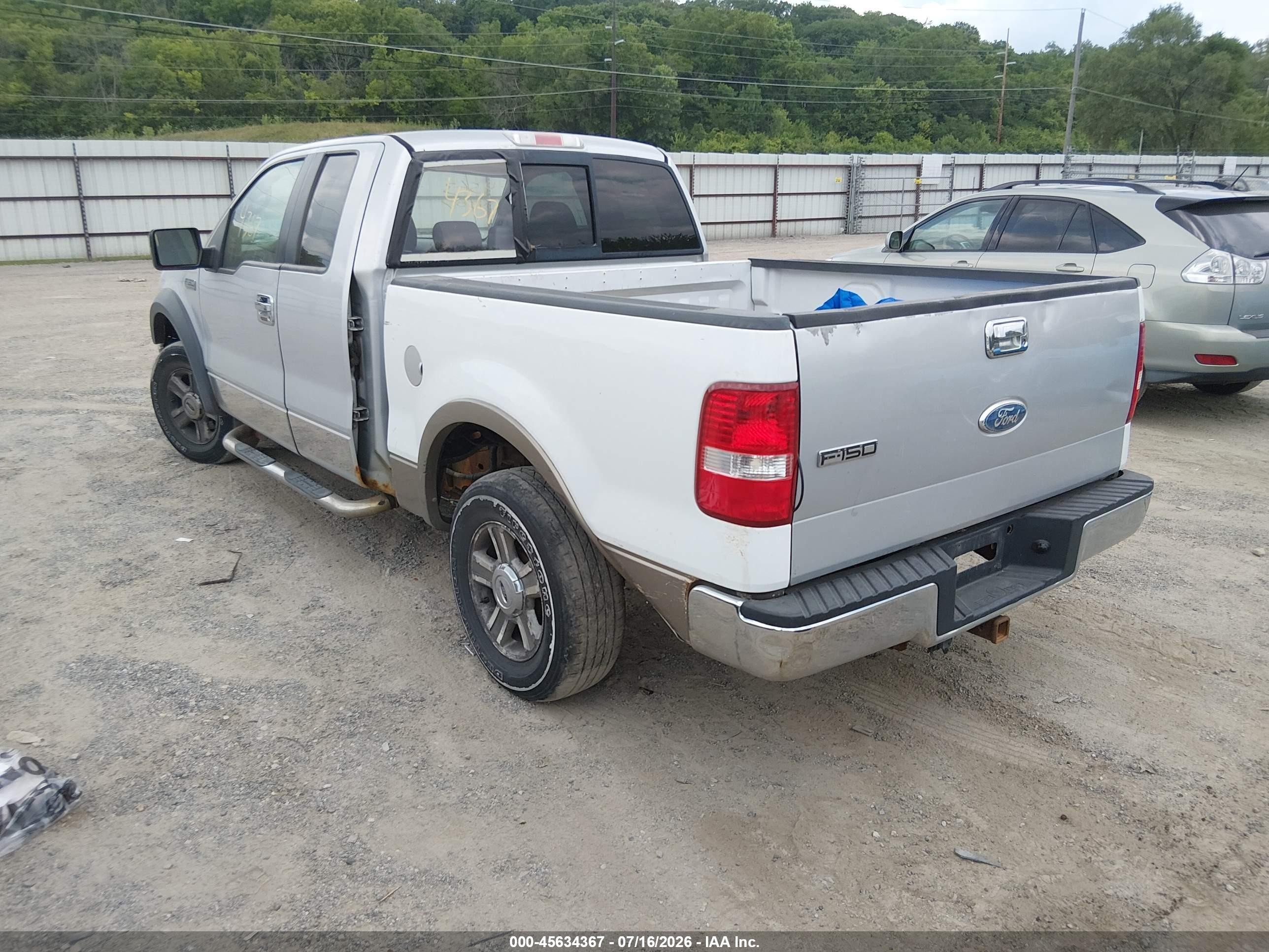 2006 Ford F-150 Fx4/lariat/xl/xlt White vin: 1FTPX14V36FB72843