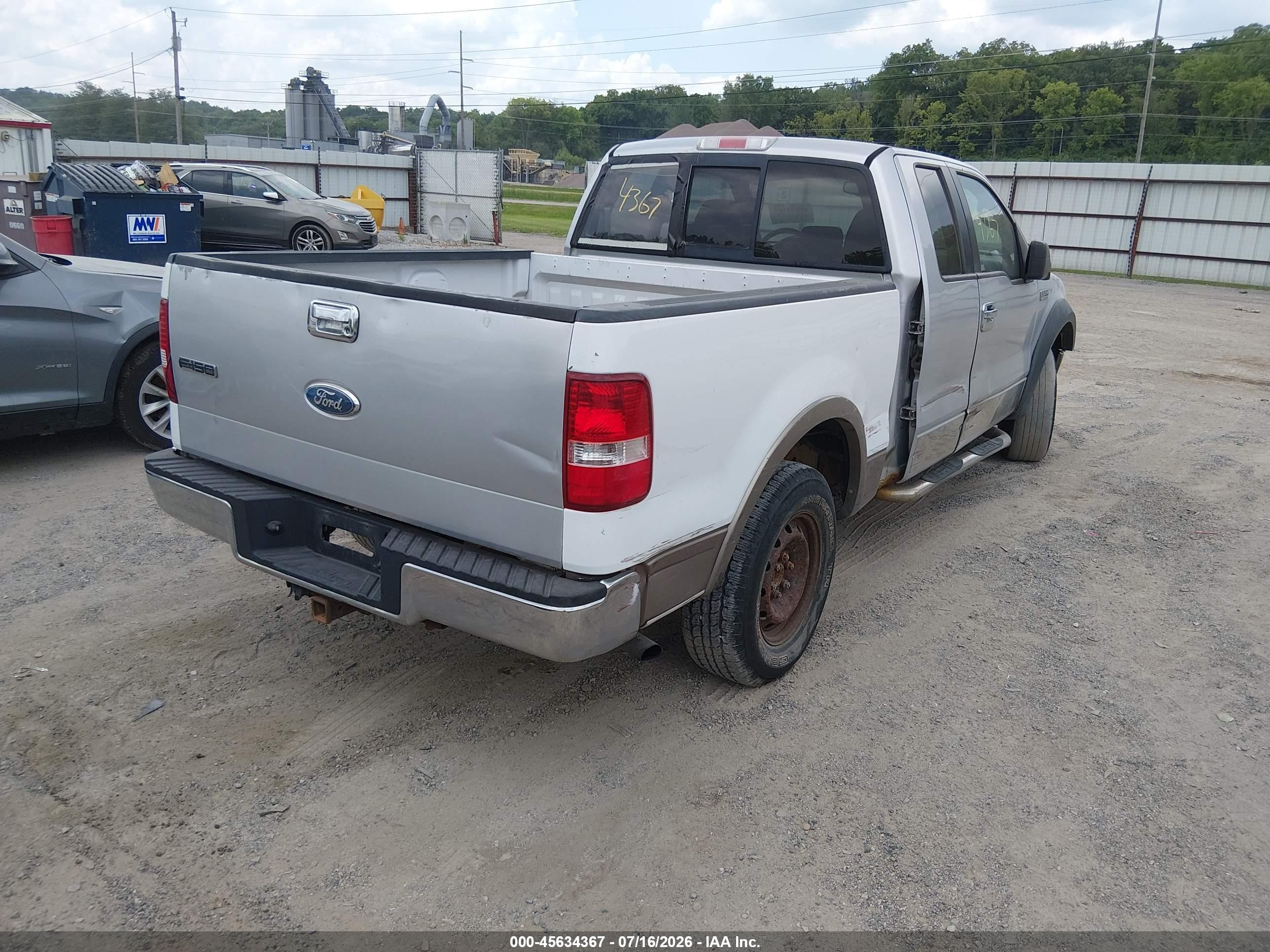 2006 Ford F-150 Fx4/lariat/xl/xlt White vin: 1FTPX14V36FB72843