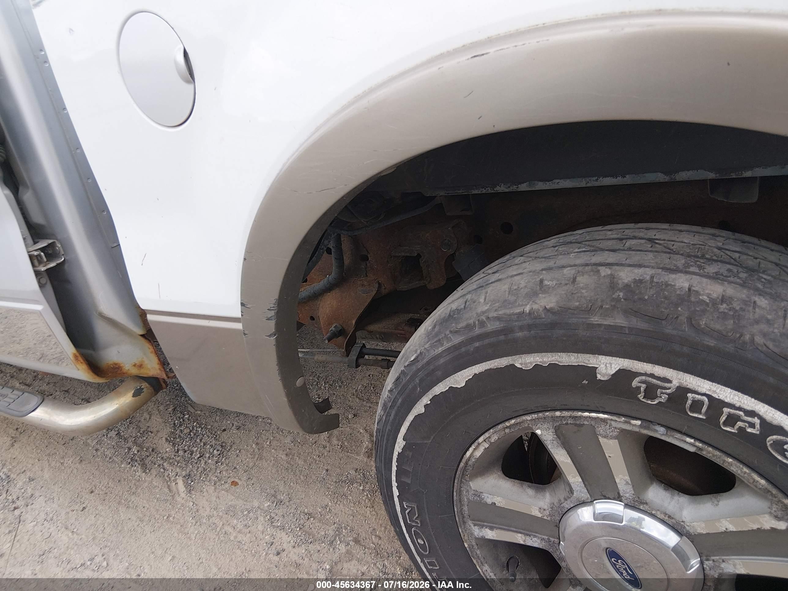 2006 Ford F-150 Fx4/lariat/xl/xlt White vin: 1FTPX14V36FB72843