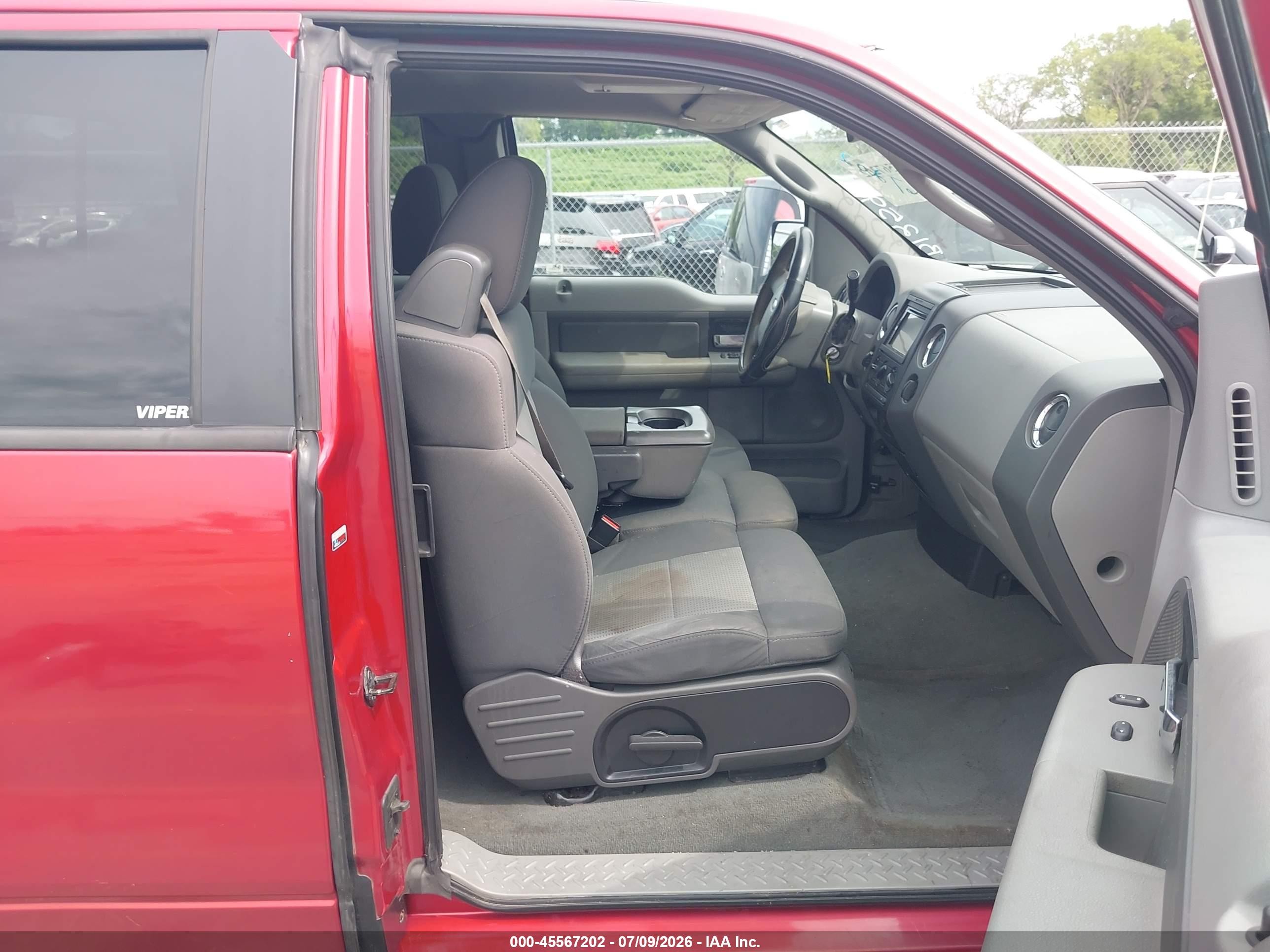 2007 Ford F-150   Red vin: 1FTPX14V37FB12952