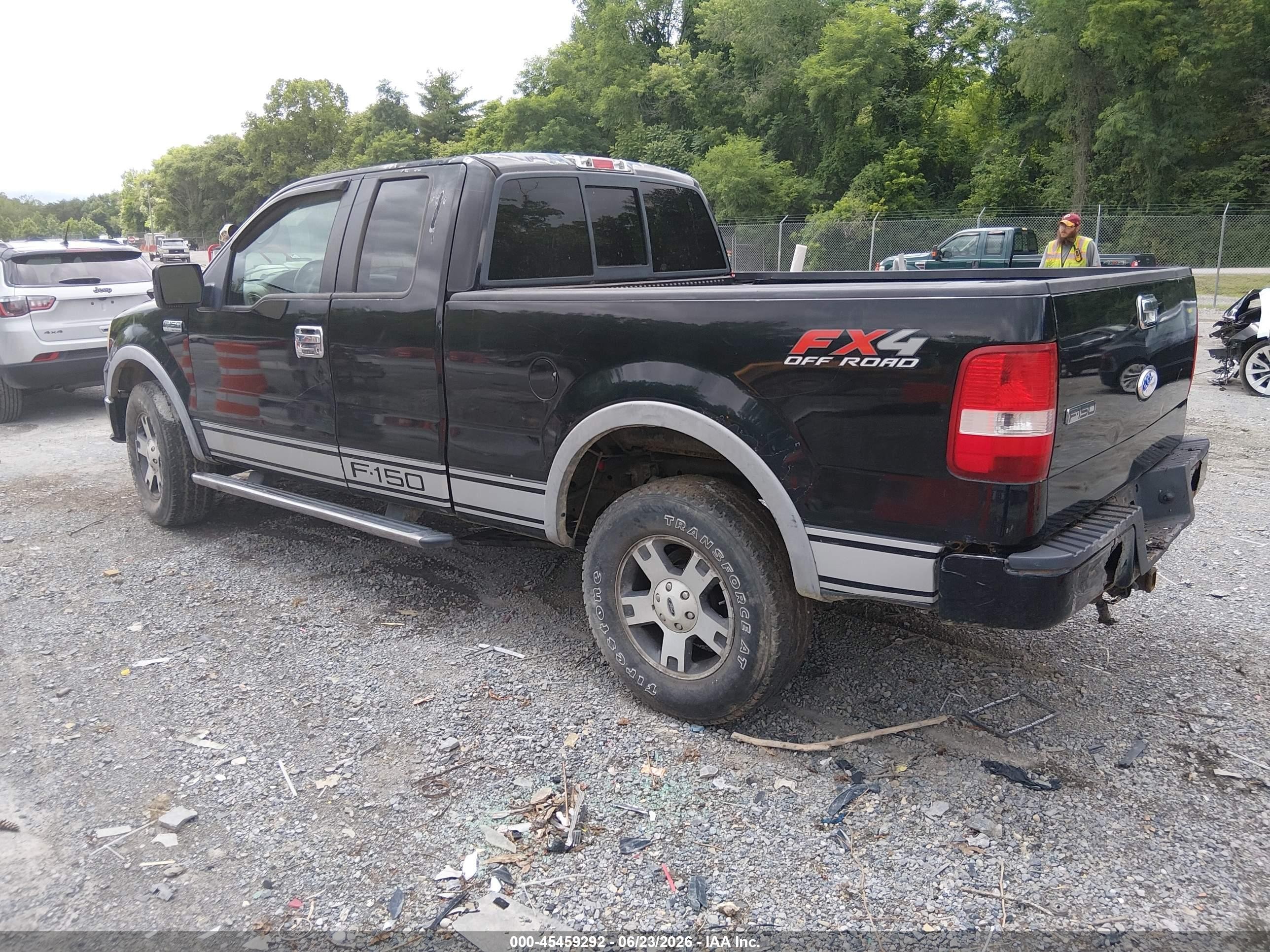 2007 Ford F-150 Fx4/lariat/xl/xlt Black vin: 1FTPX14V37FB56997
