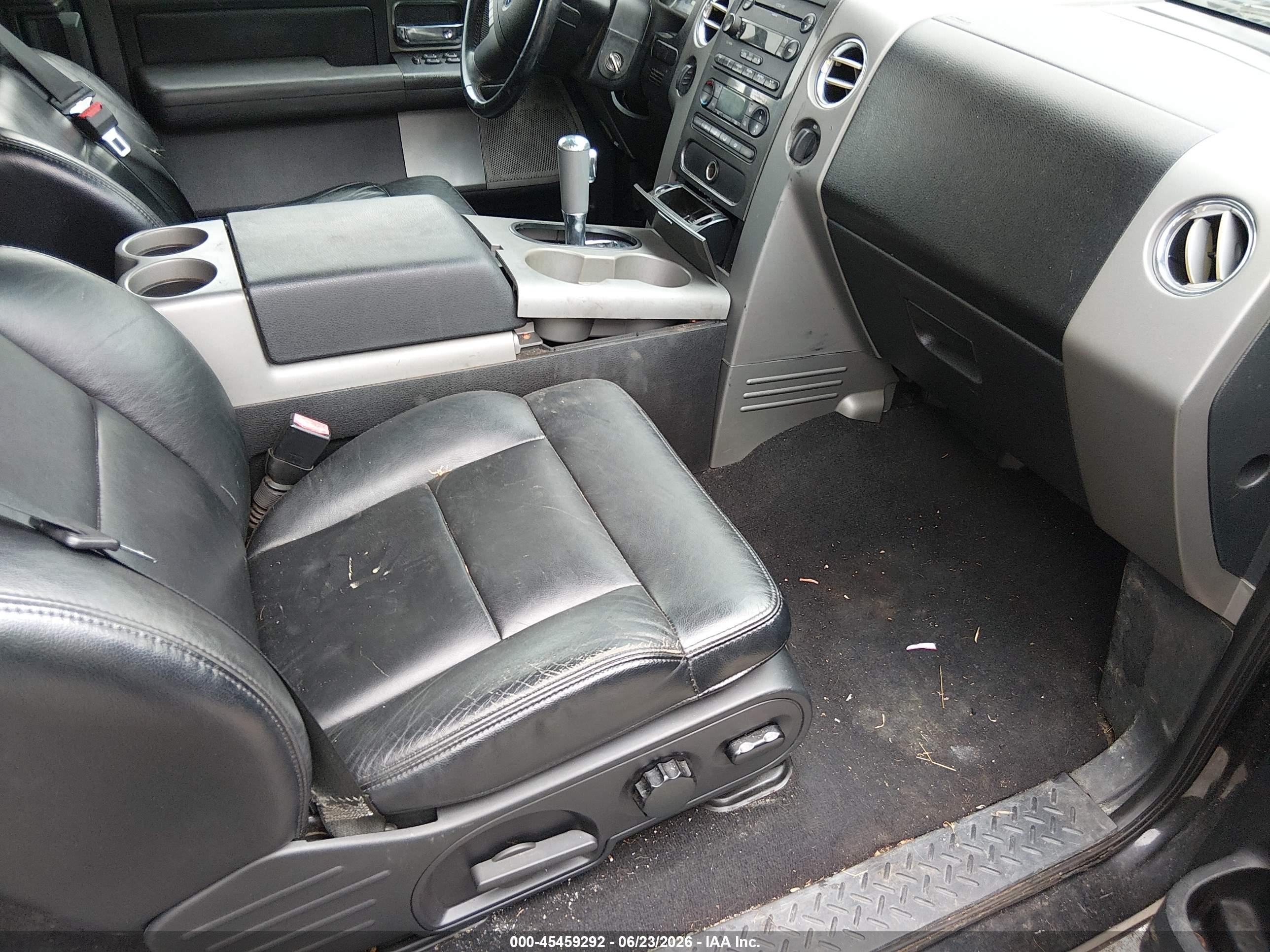 2007 Ford F-150 Fx4/lariat/xl/xlt Black vin: 1FTPX14V37FB56997