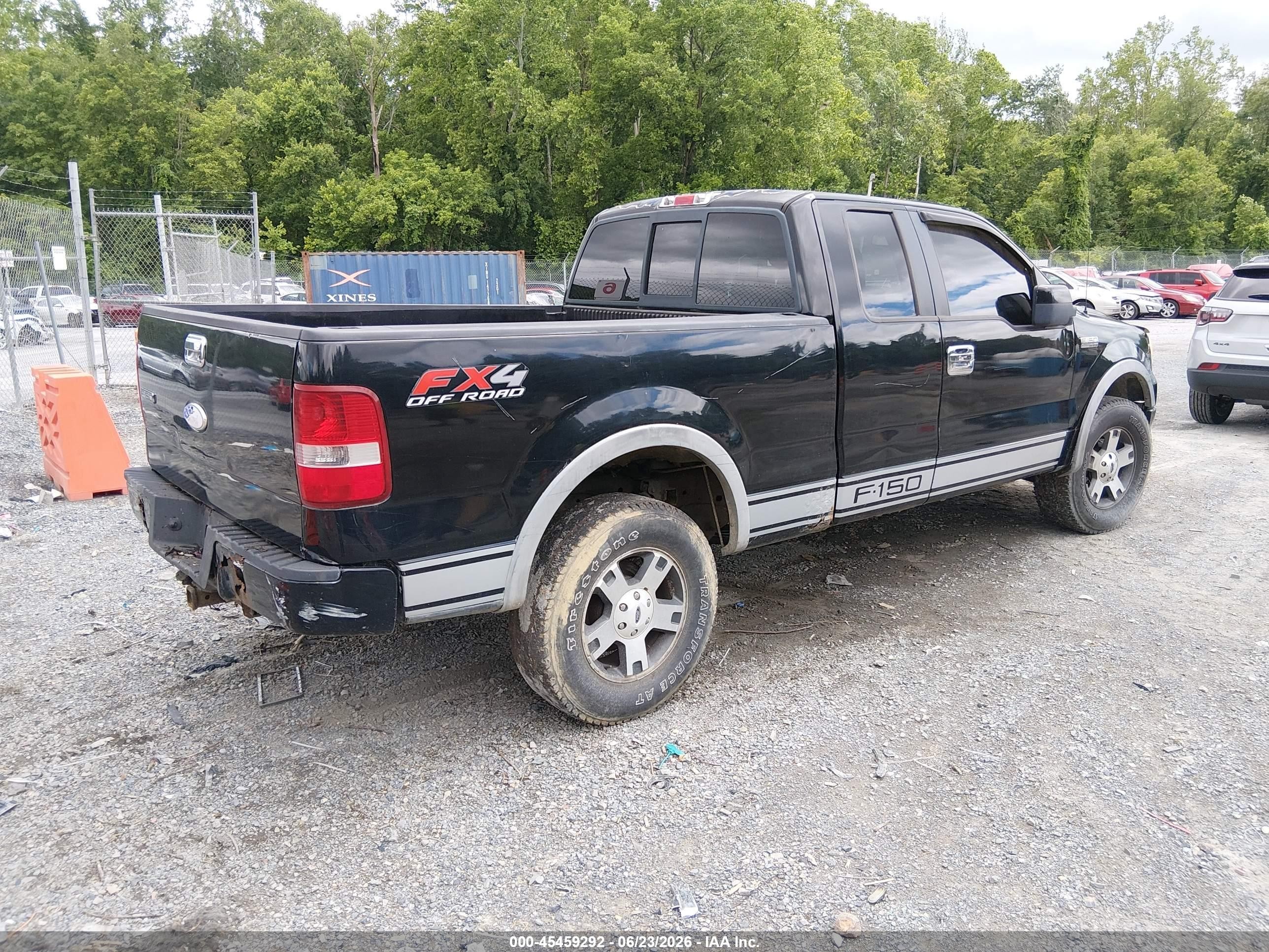 2007 Ford F-150 Fx4/lariat/xl/xlt Black vin: 1FTPX14V37FB56997