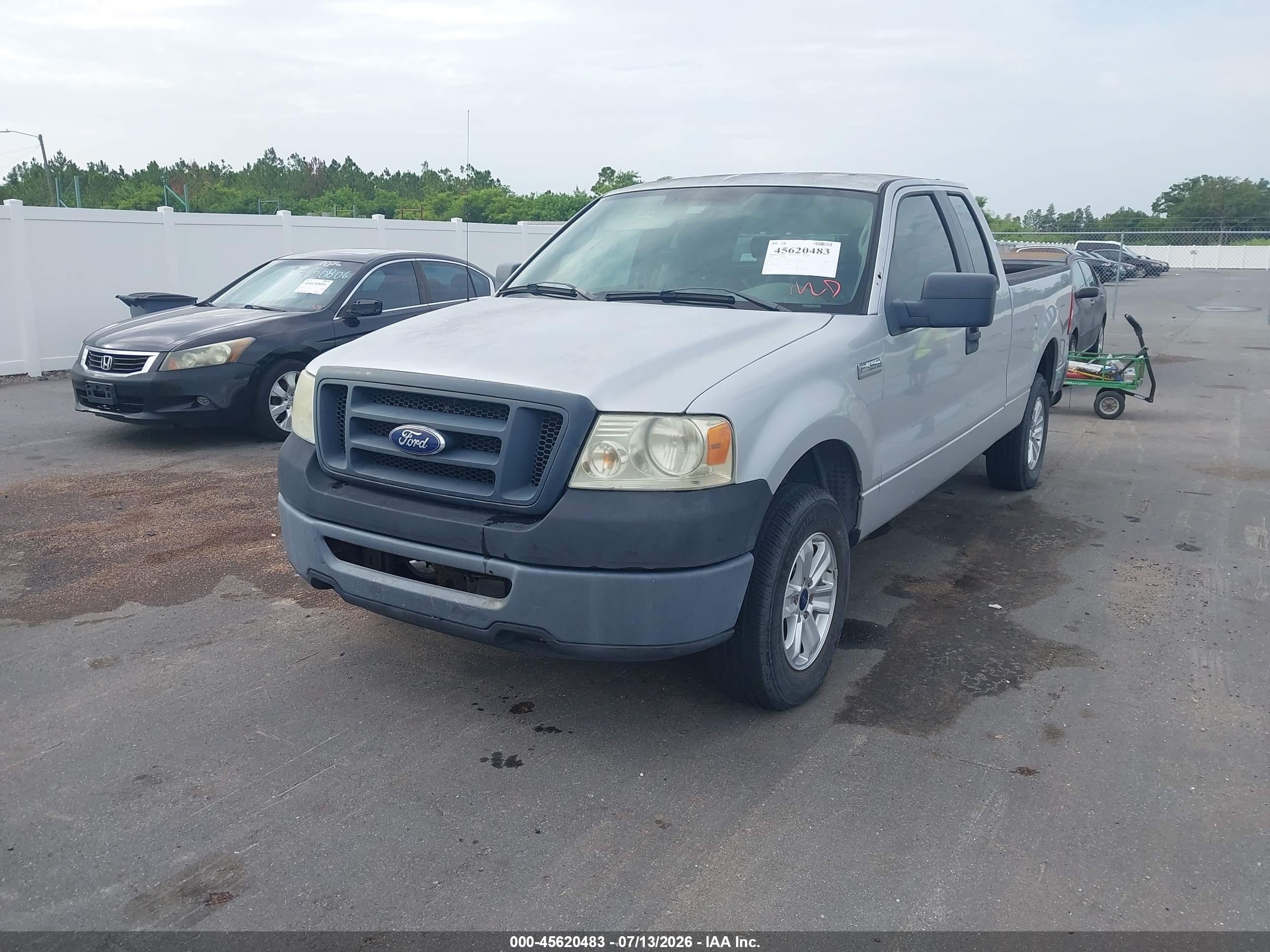 2007 Ford F-150 Fx4/lariat/xl/xlt Silver vin: 1FTPX14V37NA55061