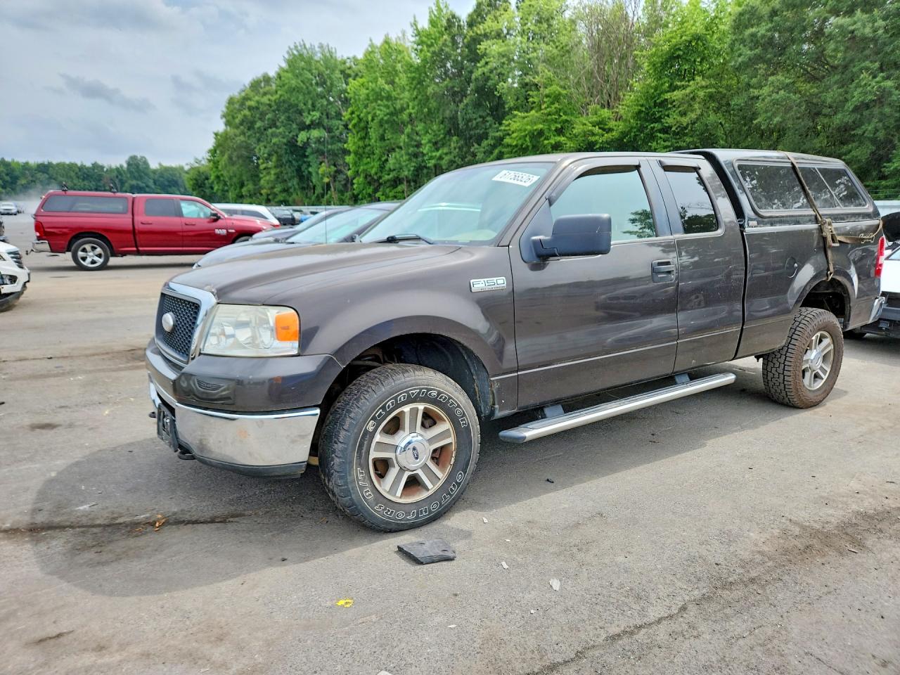 2007 Ford F150 Коричневый vin: 1FTPX14V37NA60437