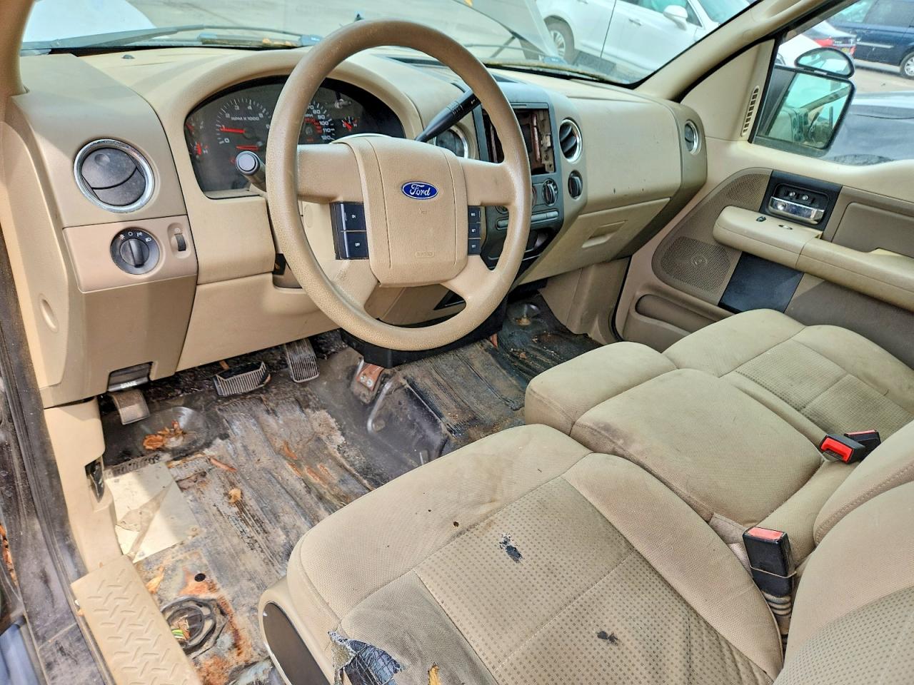 2007 Ford F150 Brown vin: 1FTPX14V37NA60437