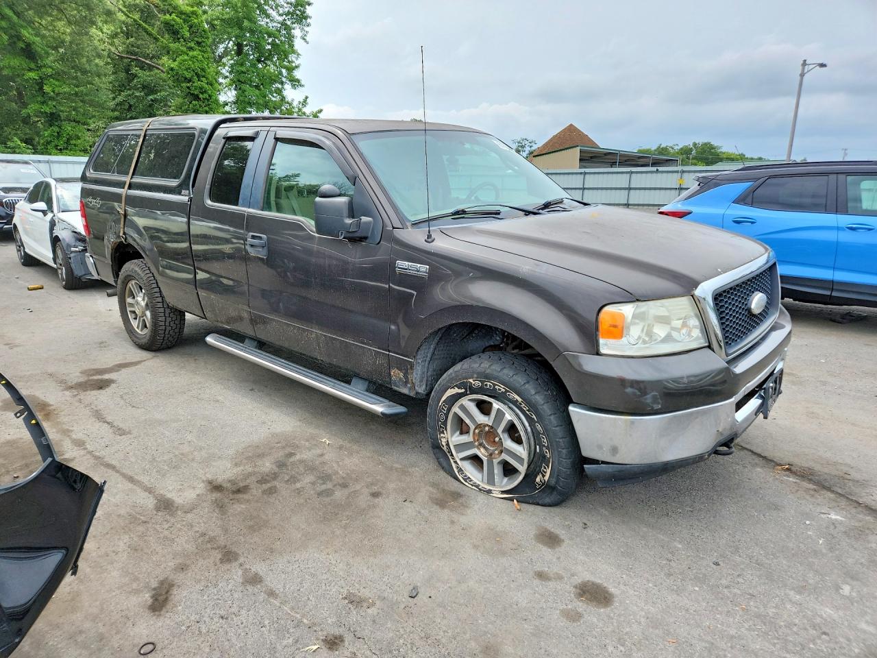 2007 Ford F150 Brown vin: 1FTPX14V37NA60437